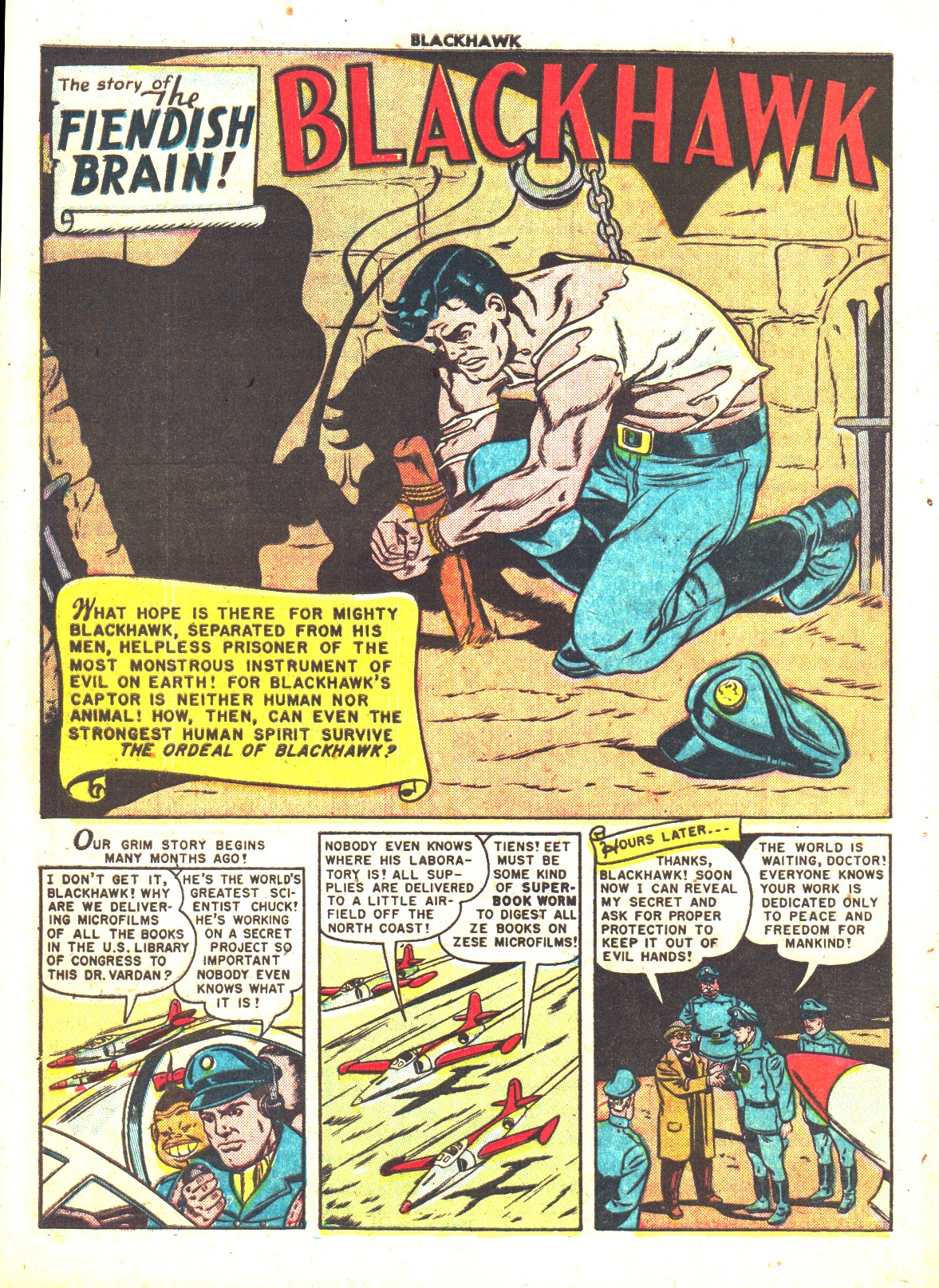 Read online Blackhawk (1957) comic -  Issue #35 - 42