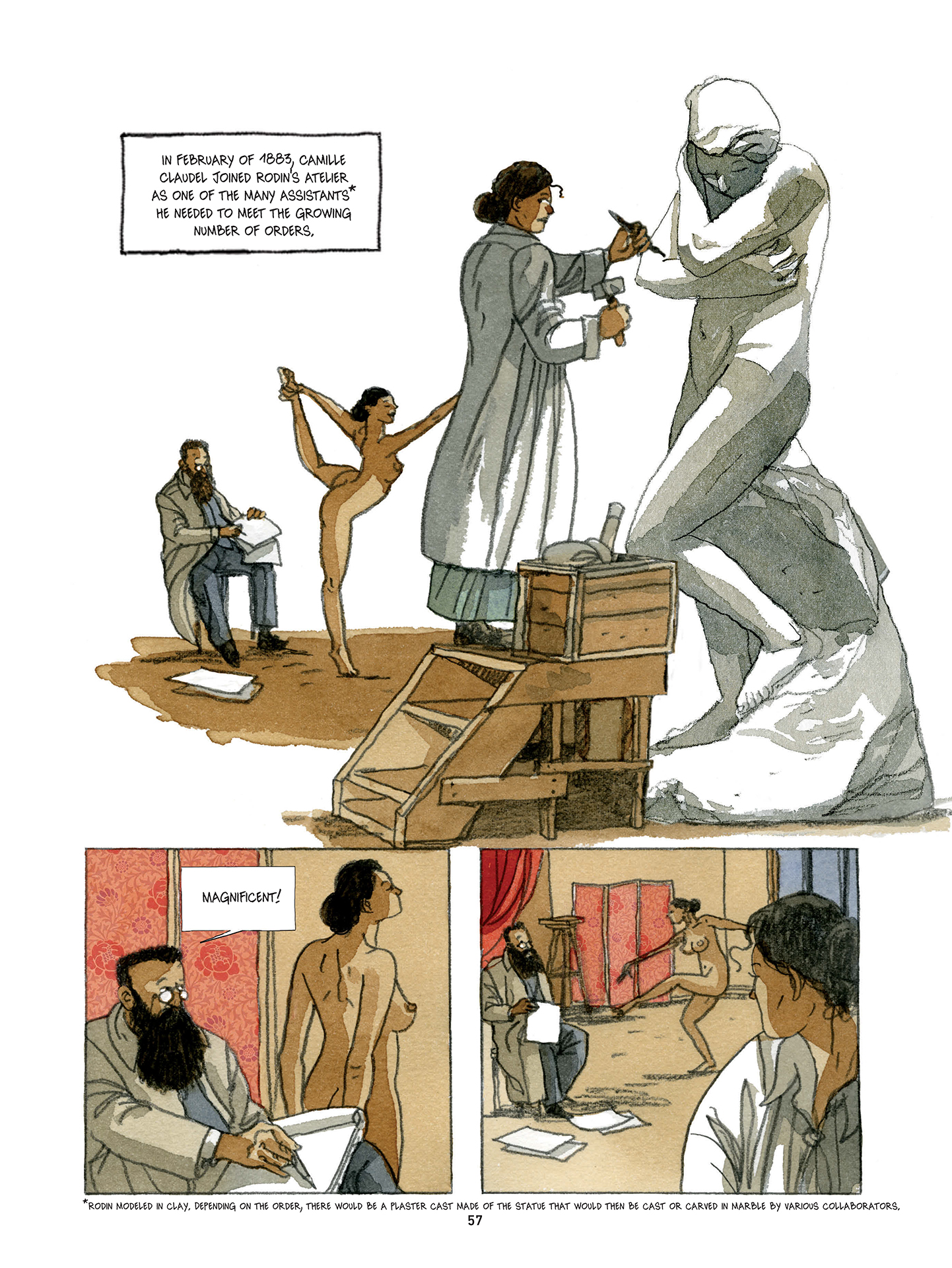 Read online Rodin: Fugit Amor, An Intimate Portrait comic -  Issue # TPB - 58