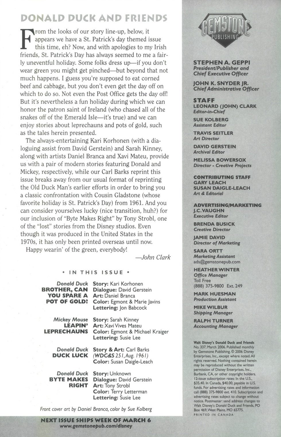 Read online Walt Disney's Donald Duck and Friends comic -  Issue #337 - 2