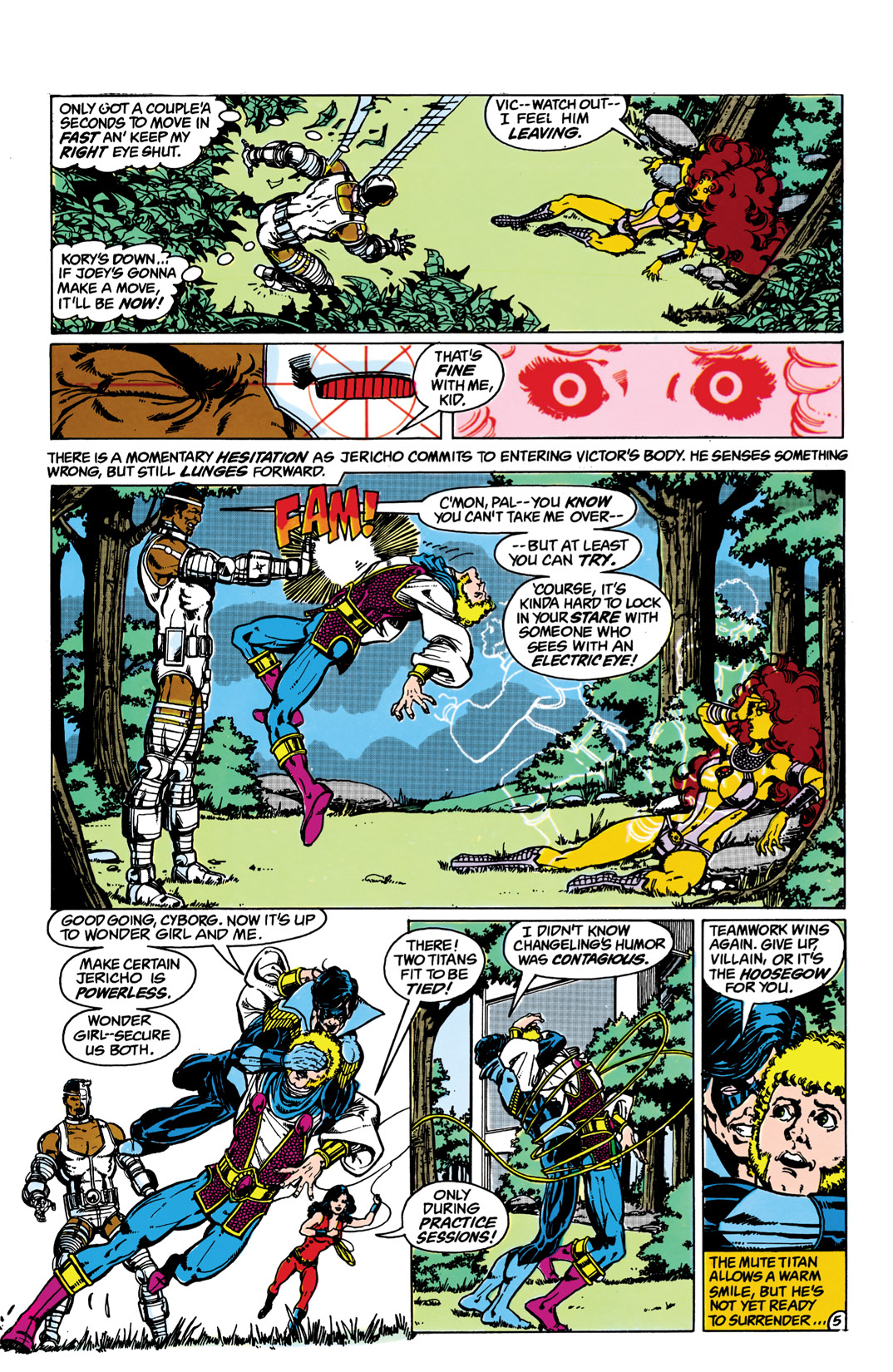 Read online The New Teen Titans (1984) comic -  Issue #1 - 6