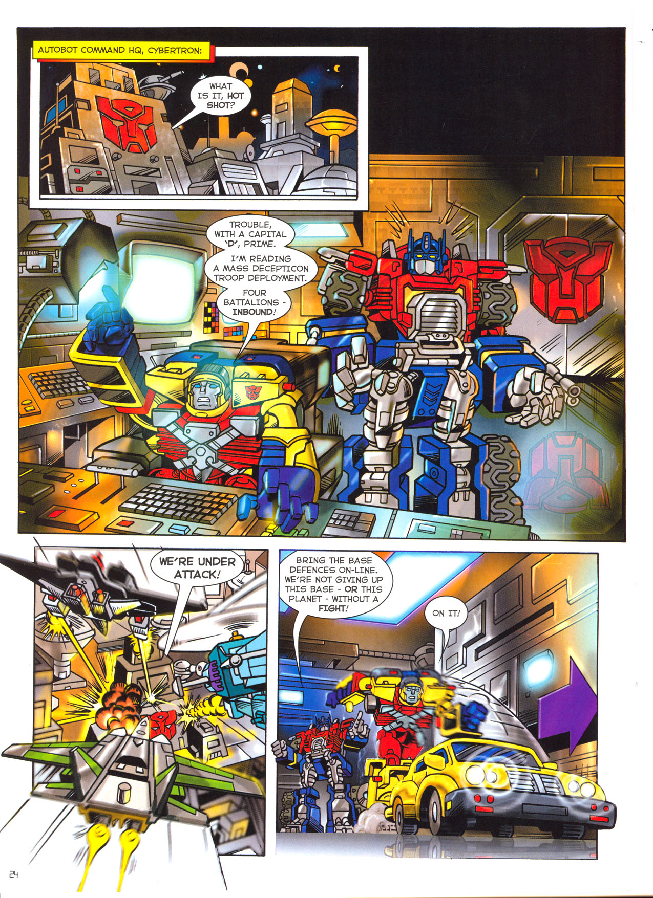 Read online Transformers: Armada (2003) comic -  Issue #9 - 17