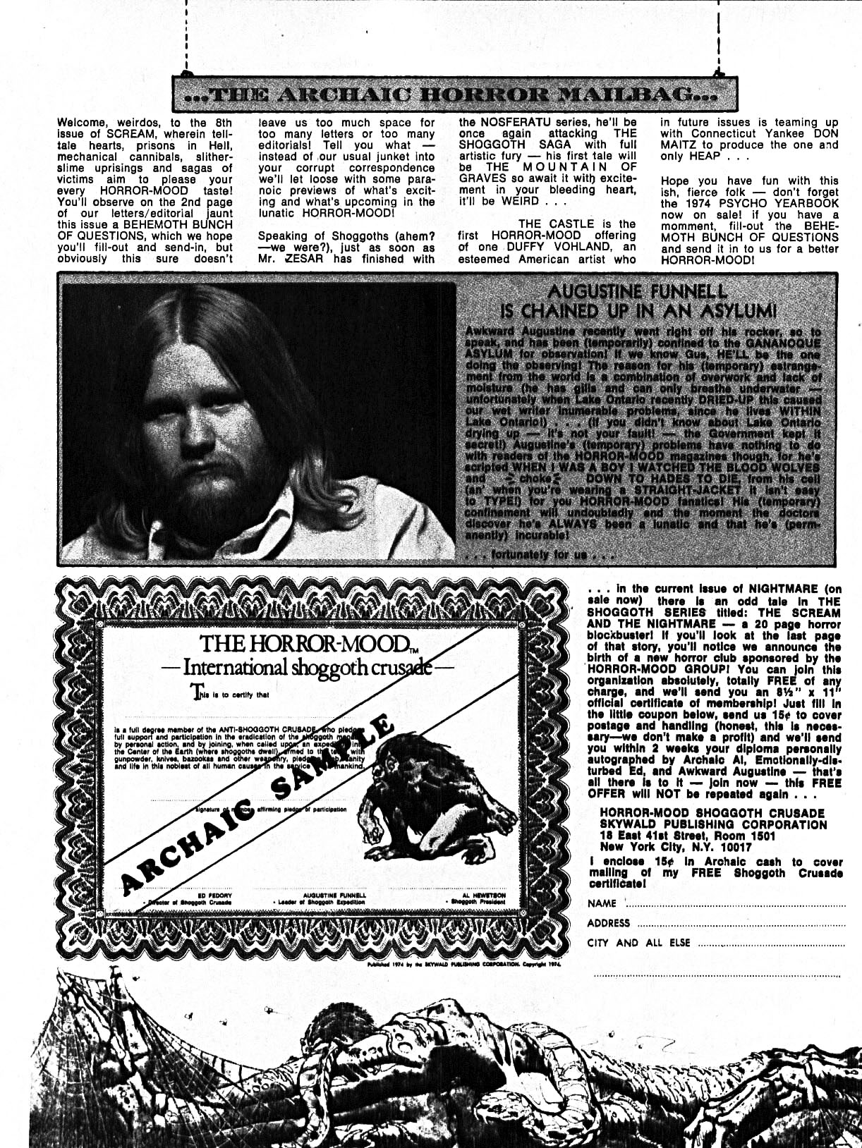 Read online Scream (1973) comic -  Issue #8 - 12