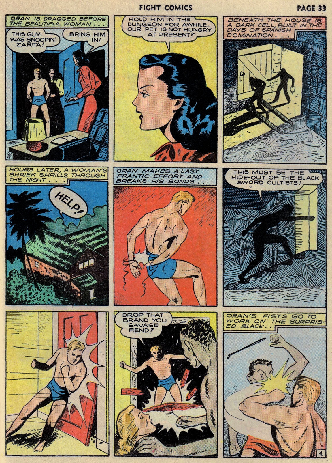 Read online Fight Comics comic -  Issue #12 - 35