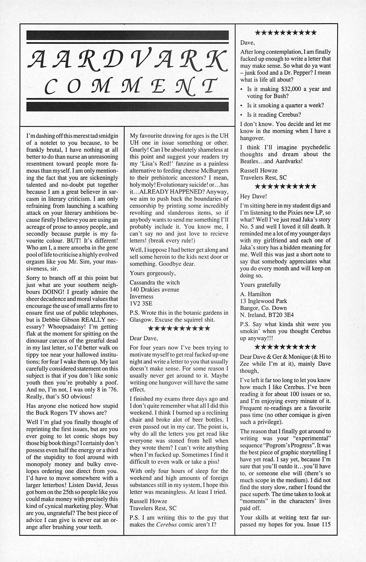 Cerebus Issue #123 #122 - English 23