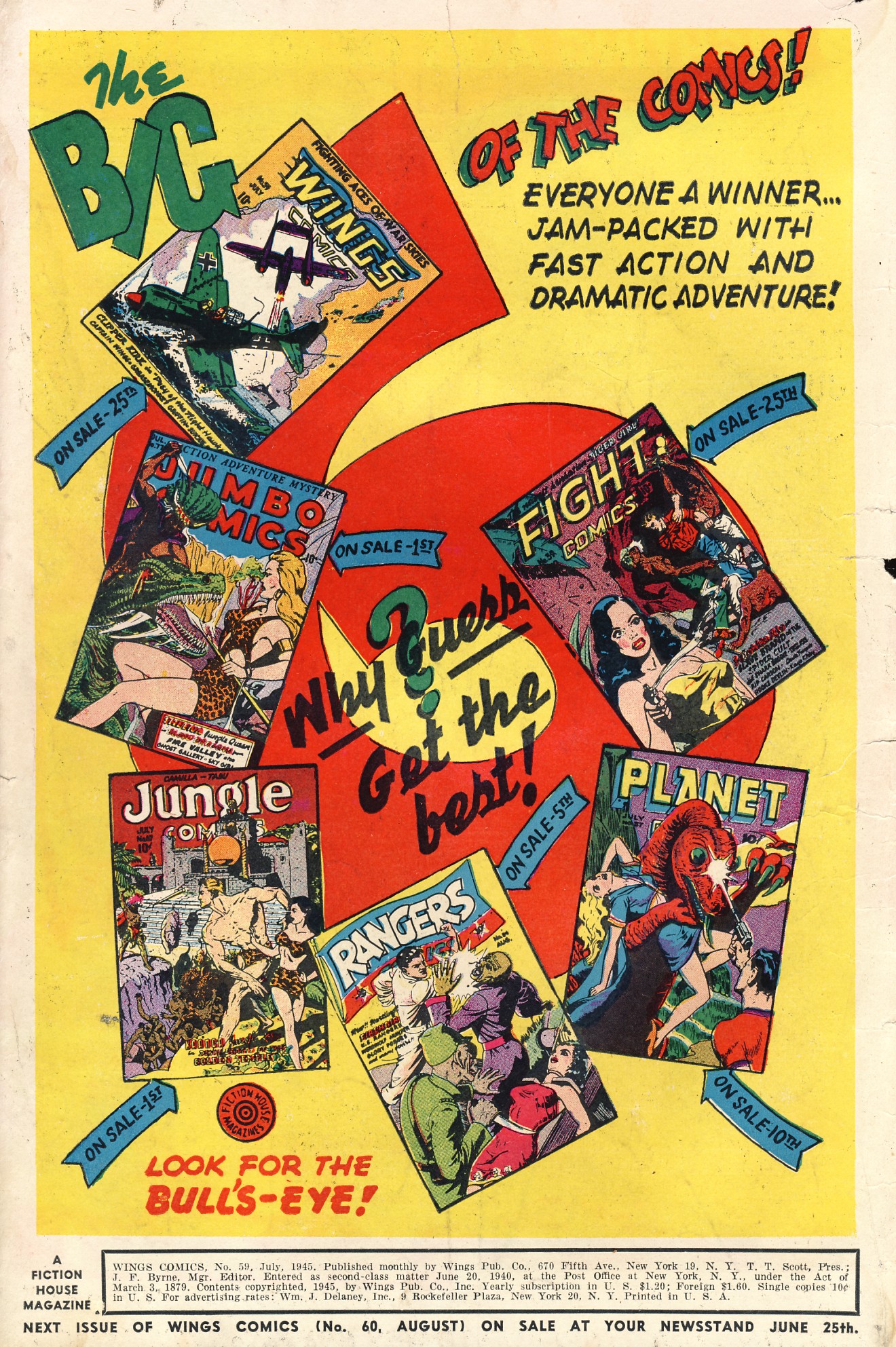 Read online Wings Comics comic -  Issue #59 - 2