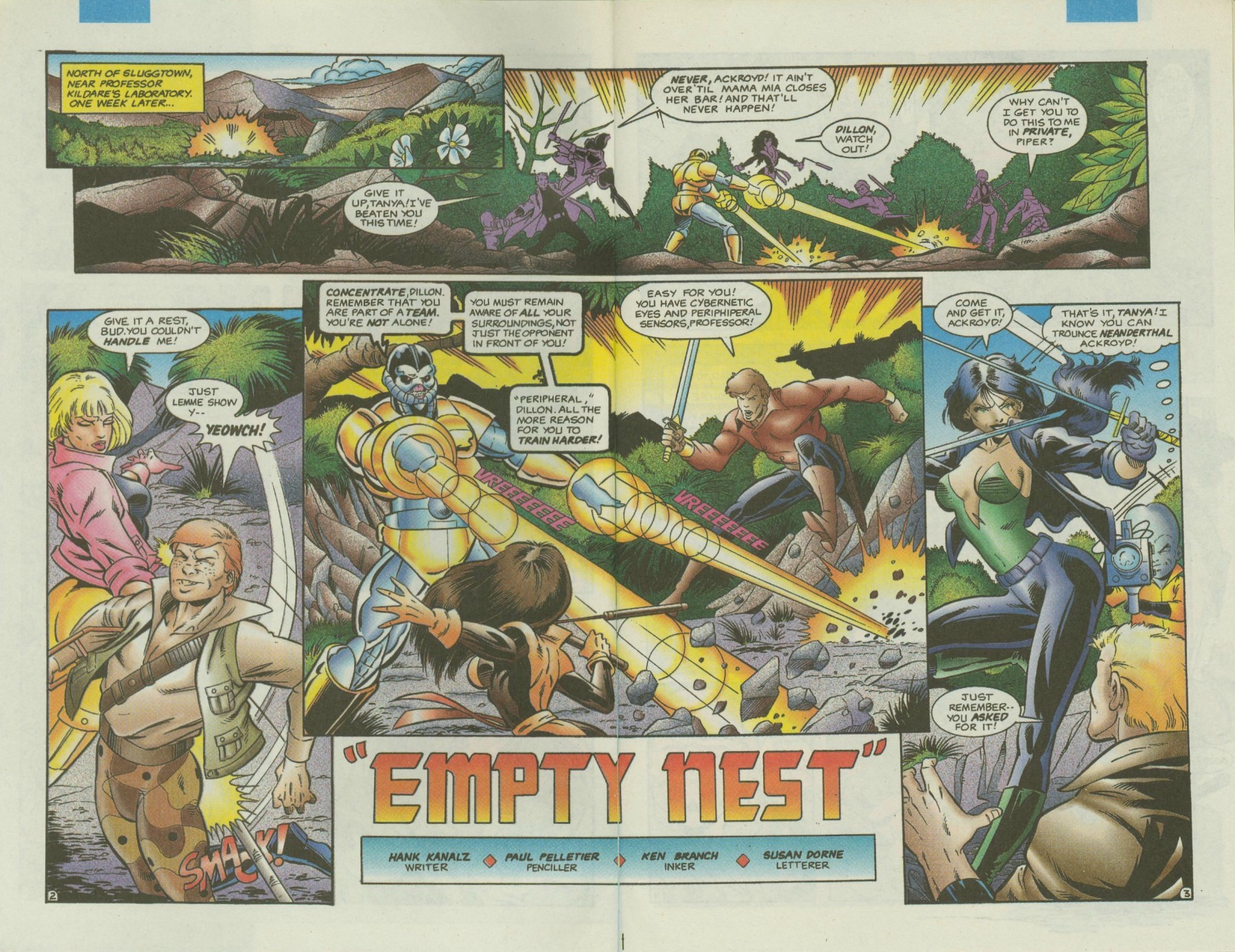 Read online Ex-Mutants comic -  Issue #4 - 4