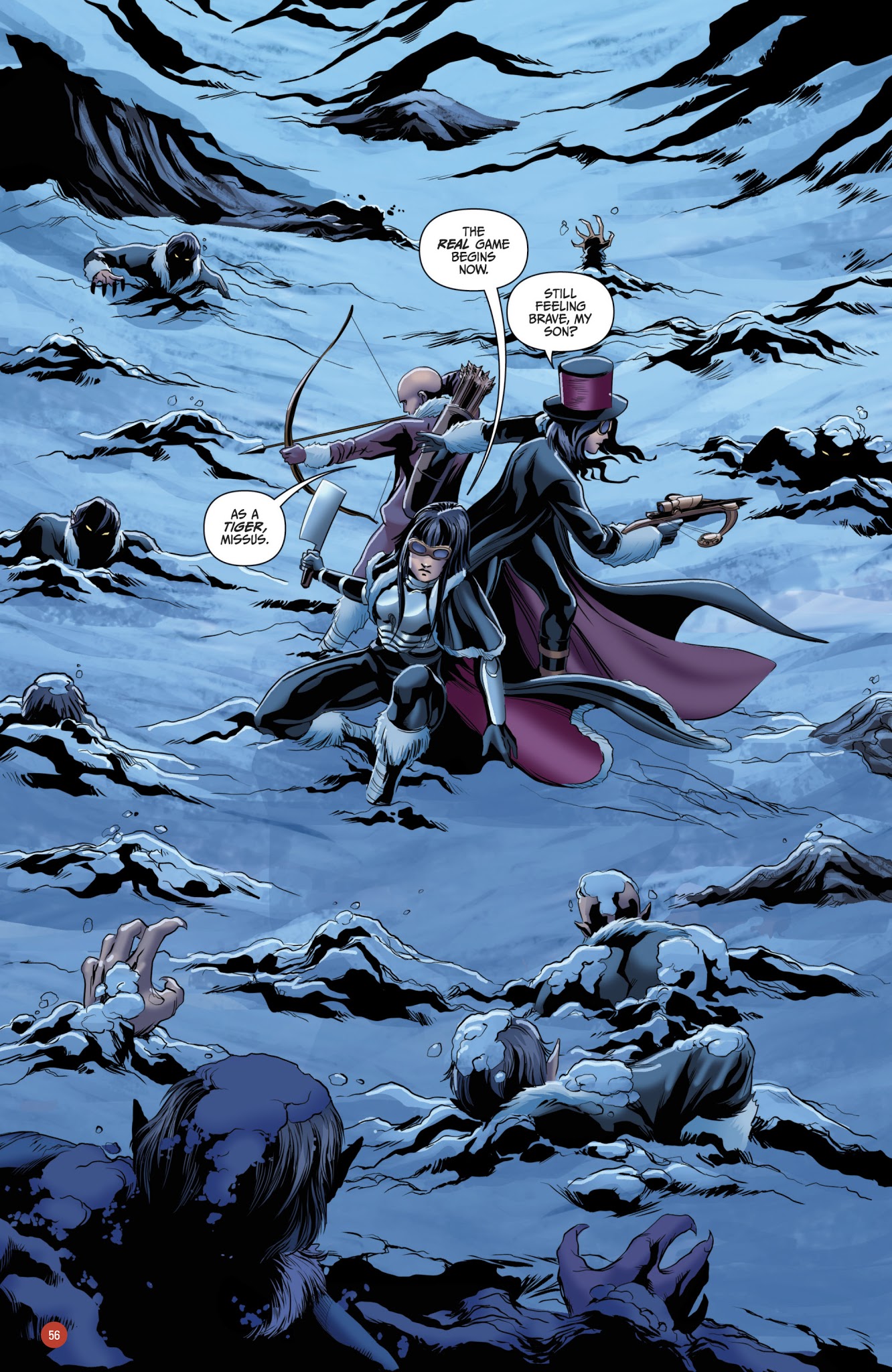 Read online Van Helsing vs. Werewolf comic -  Issue # _TPB 1 - 57
