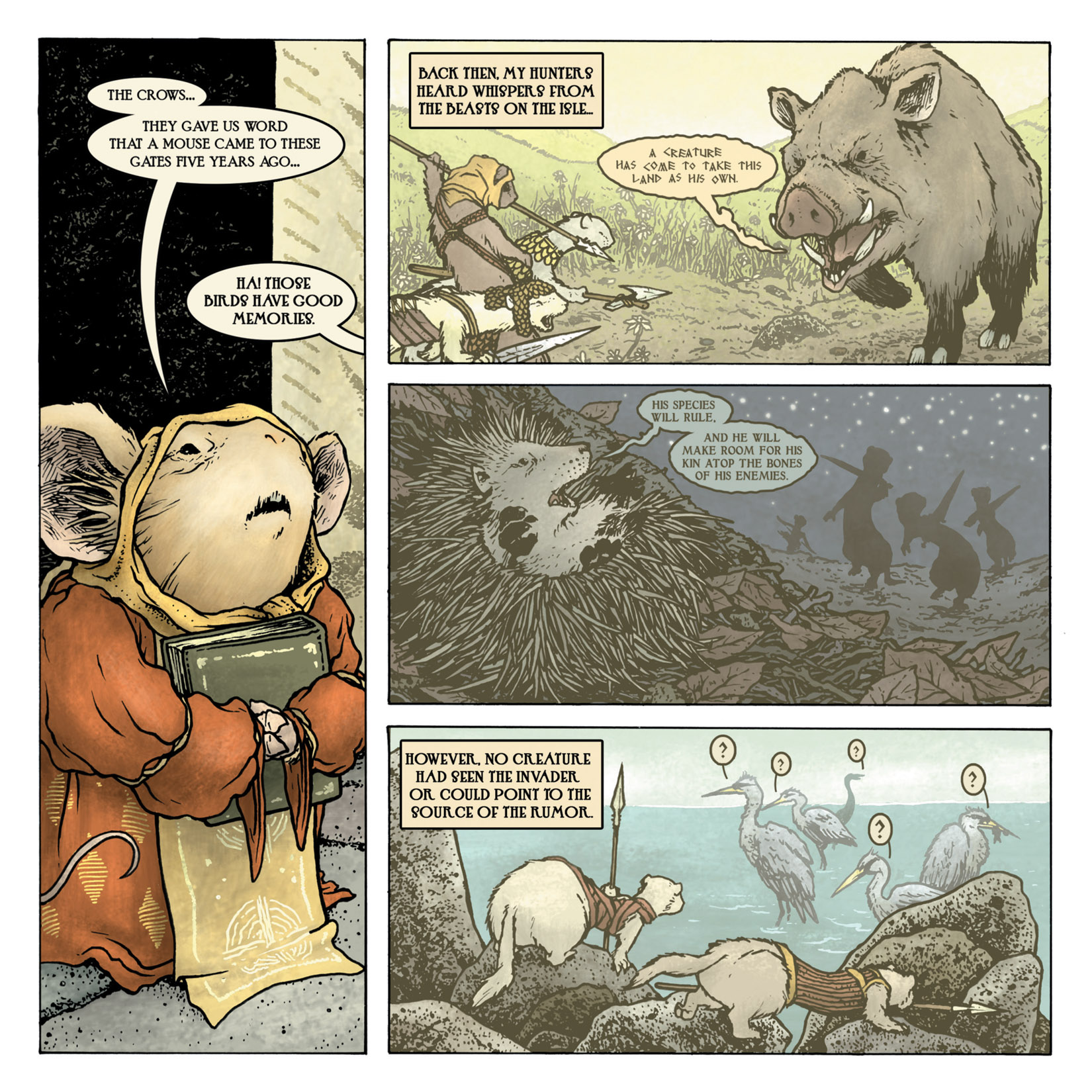 Read online Mouse Guard: The Black Axe comic -  Issue #3 - 13