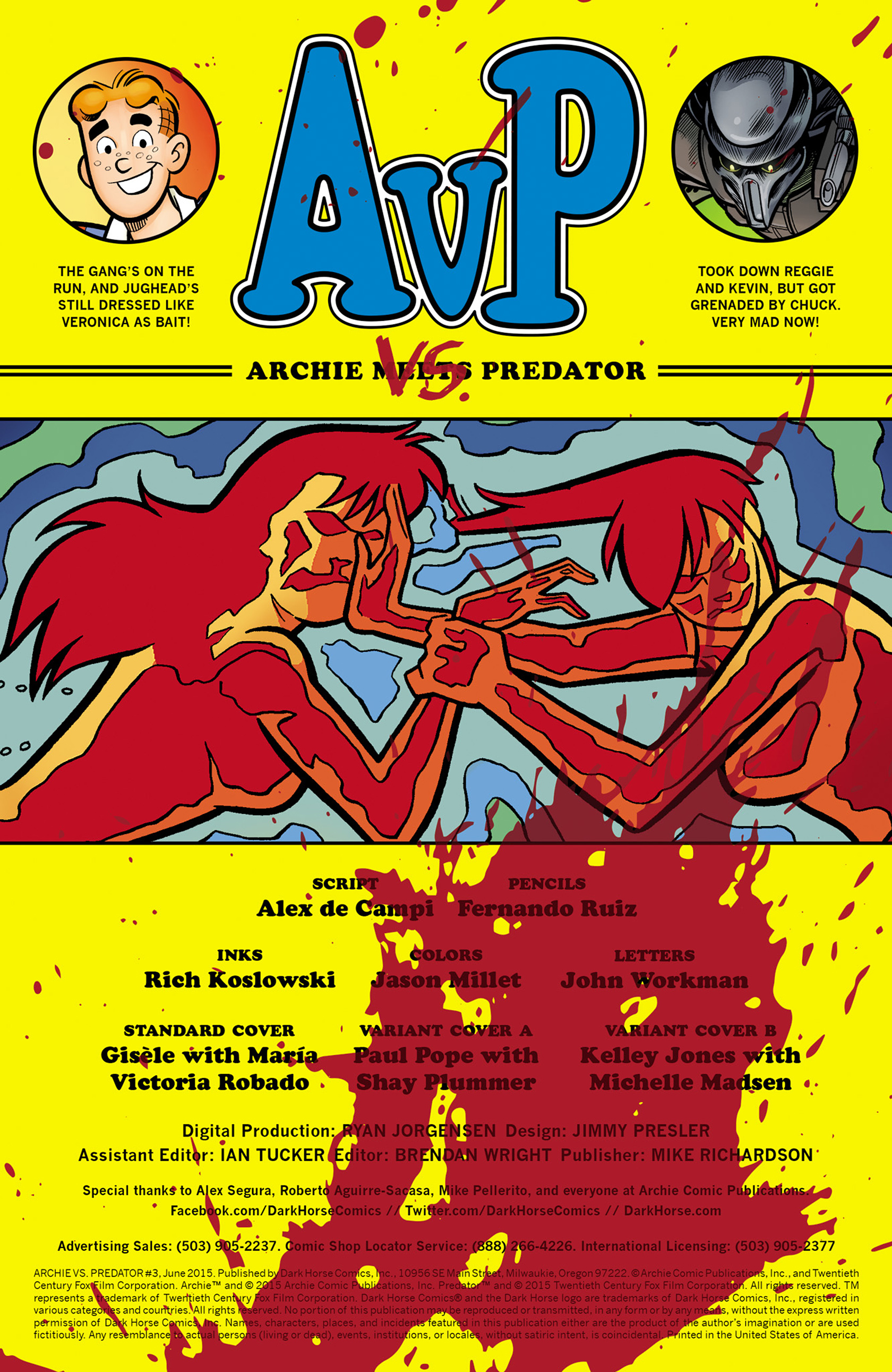 Read online Archie vs. Predator comic -  Issue #3 - 2