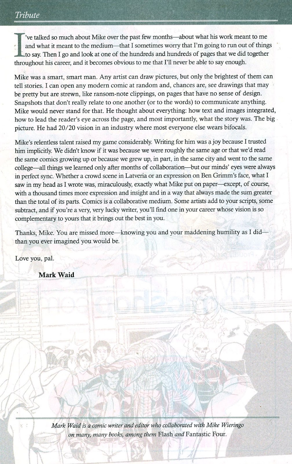 Hero Initiative: Mike Wieringo Book: What if THIS Was the Fantastic Four? issue Full - Page 36