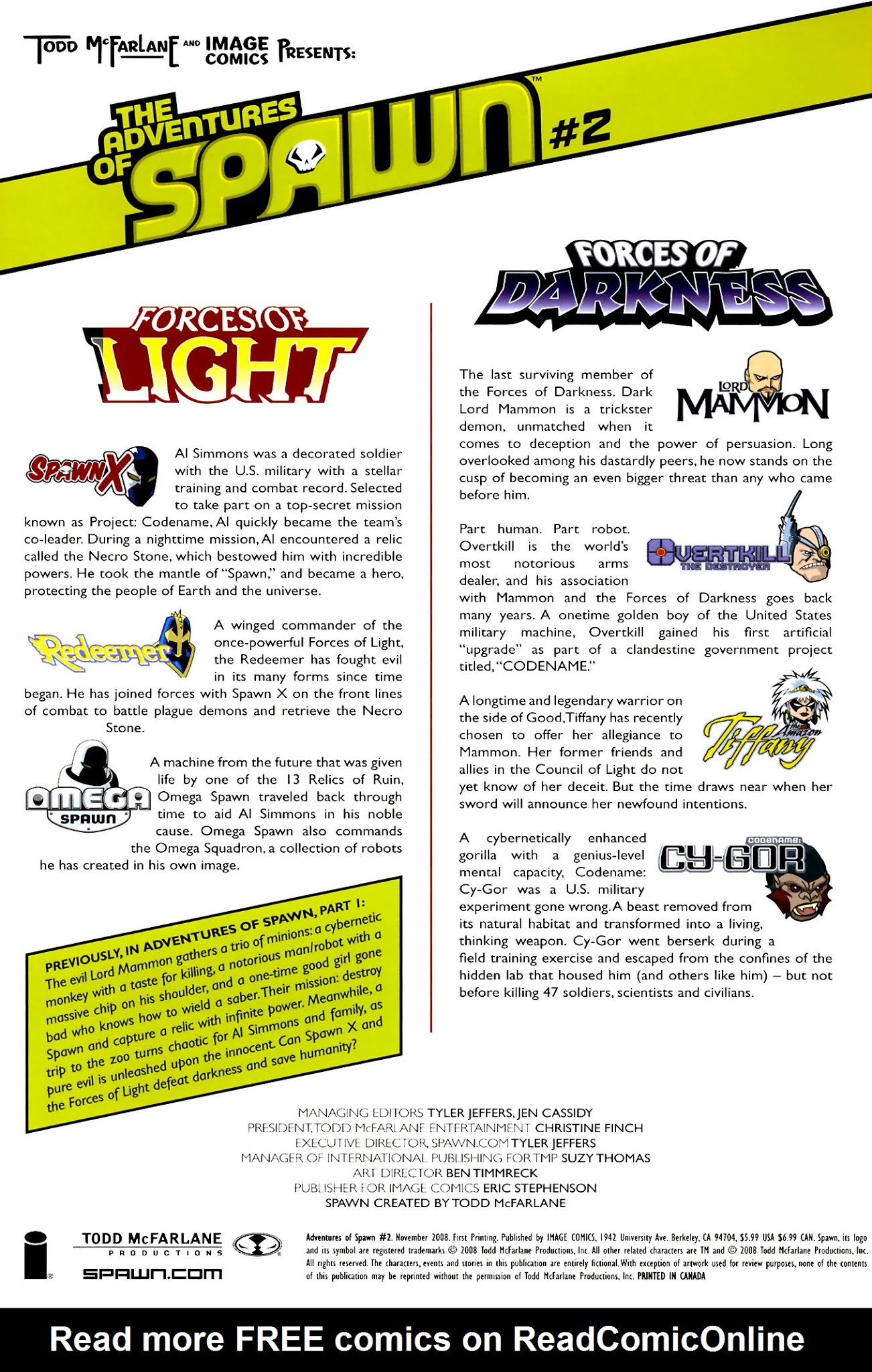 Read online The Adventures of Spawn comic -  Issue #2 - 2