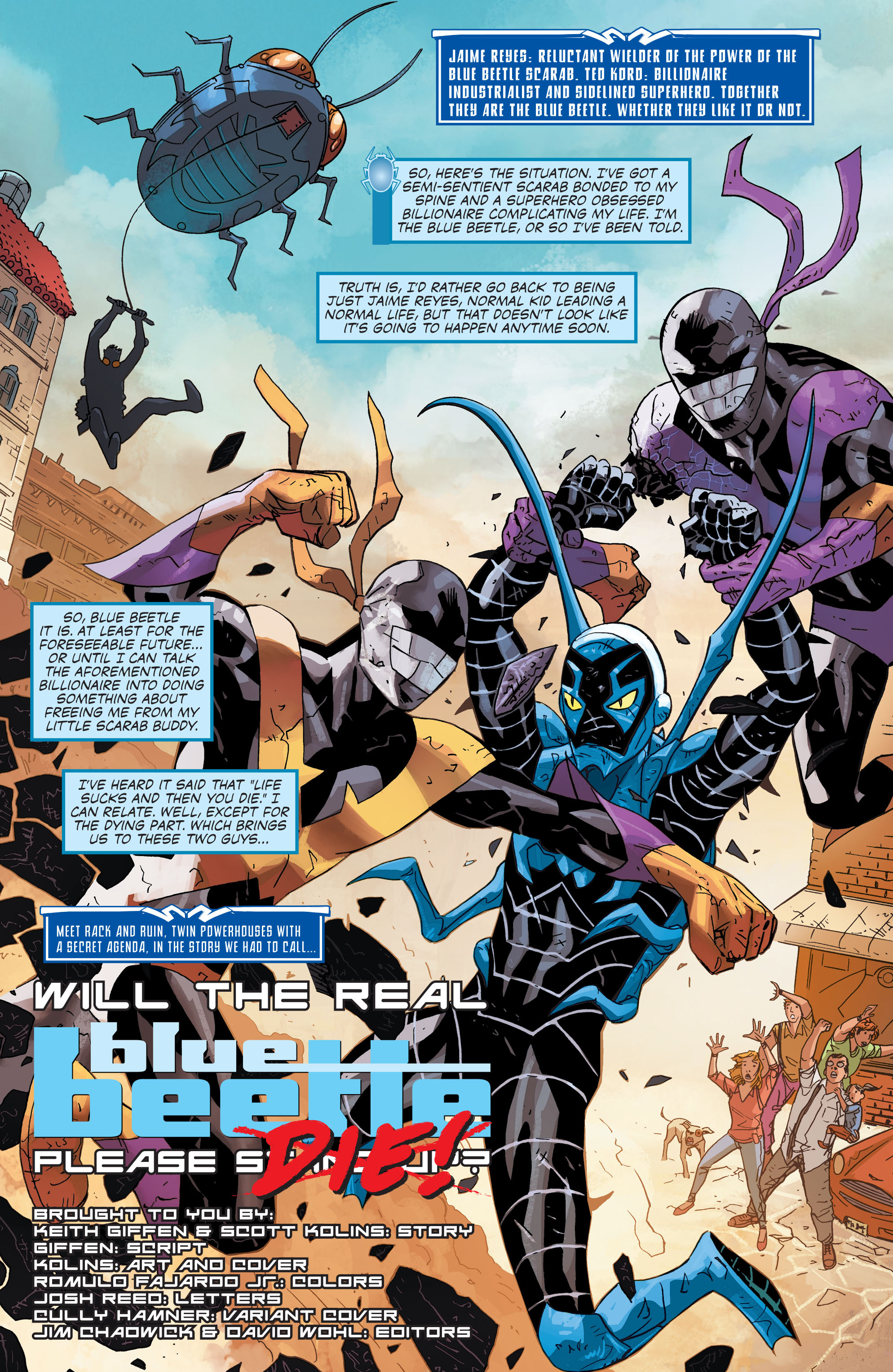 Read online Blue Beetle: Rebirth comic -  Issue # Full - 4