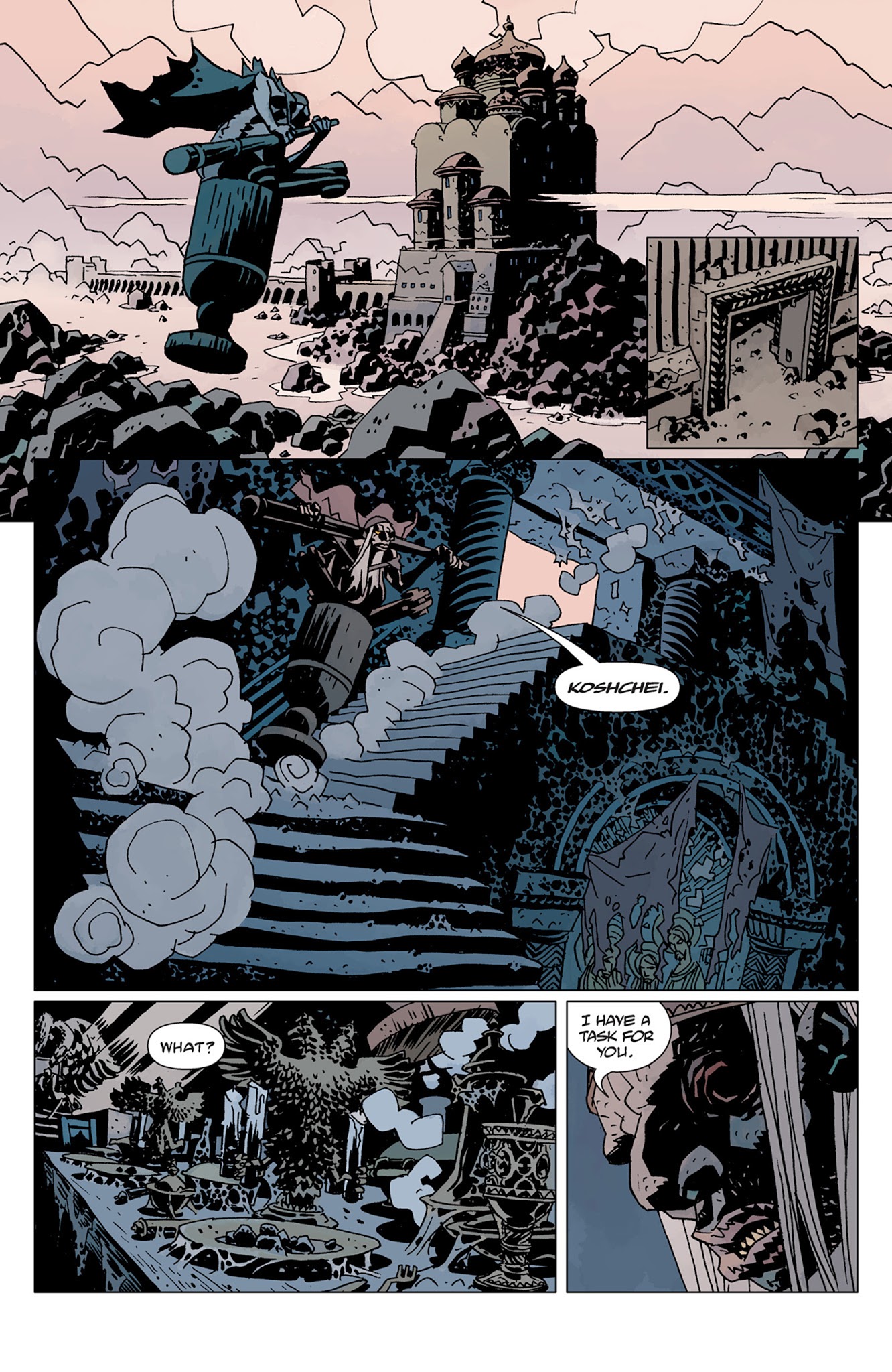 Read online Hellboy: Darkness Calls comic -  Issue # TPB - 76