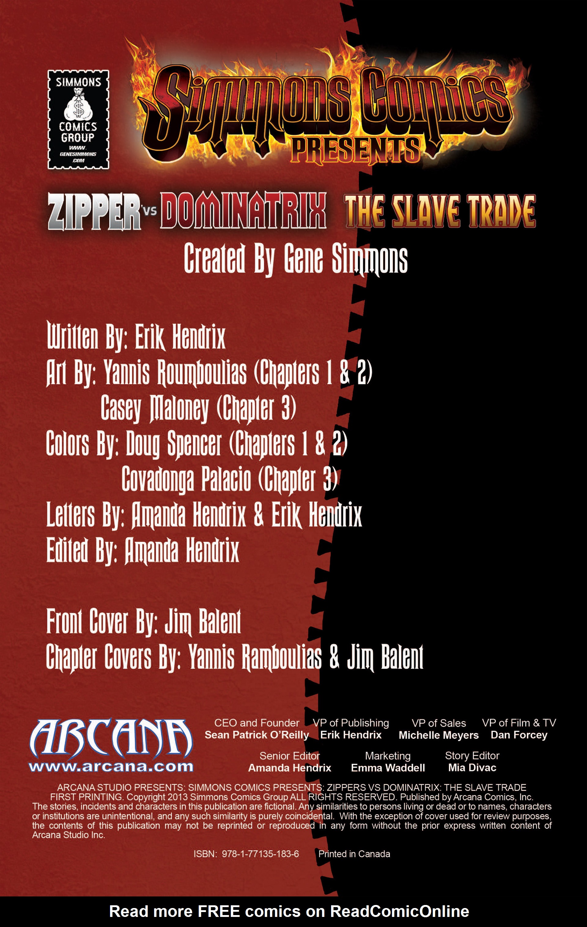 Read online Simmons Comics Presents Zipper vs Dominatrix comic -  Issue # TPB - 2