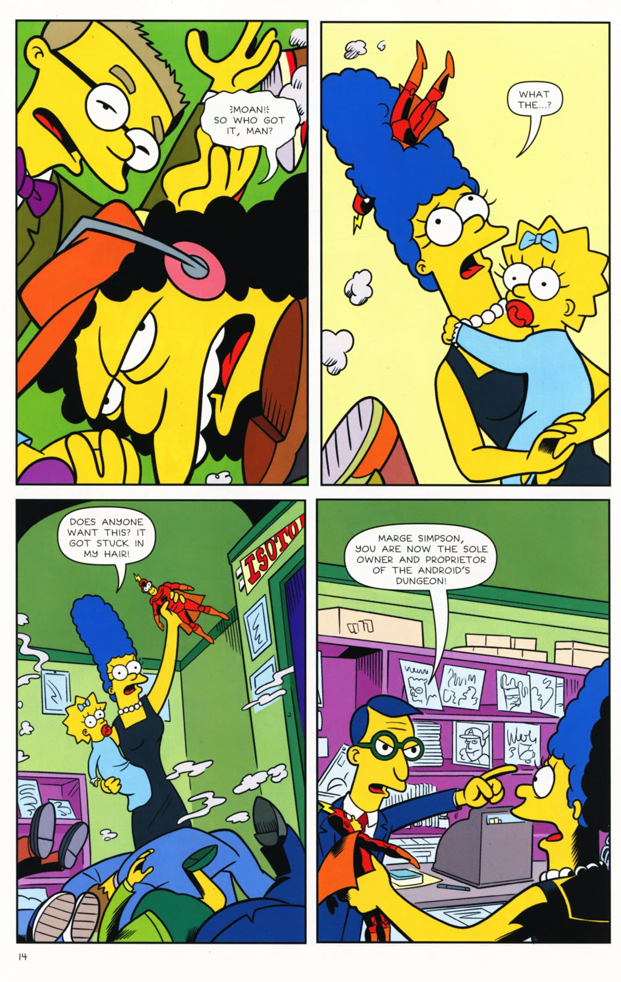 Read online Bongo Comics presents Comic Book Guy: The Comic Book comic -  Issue #2 - 16