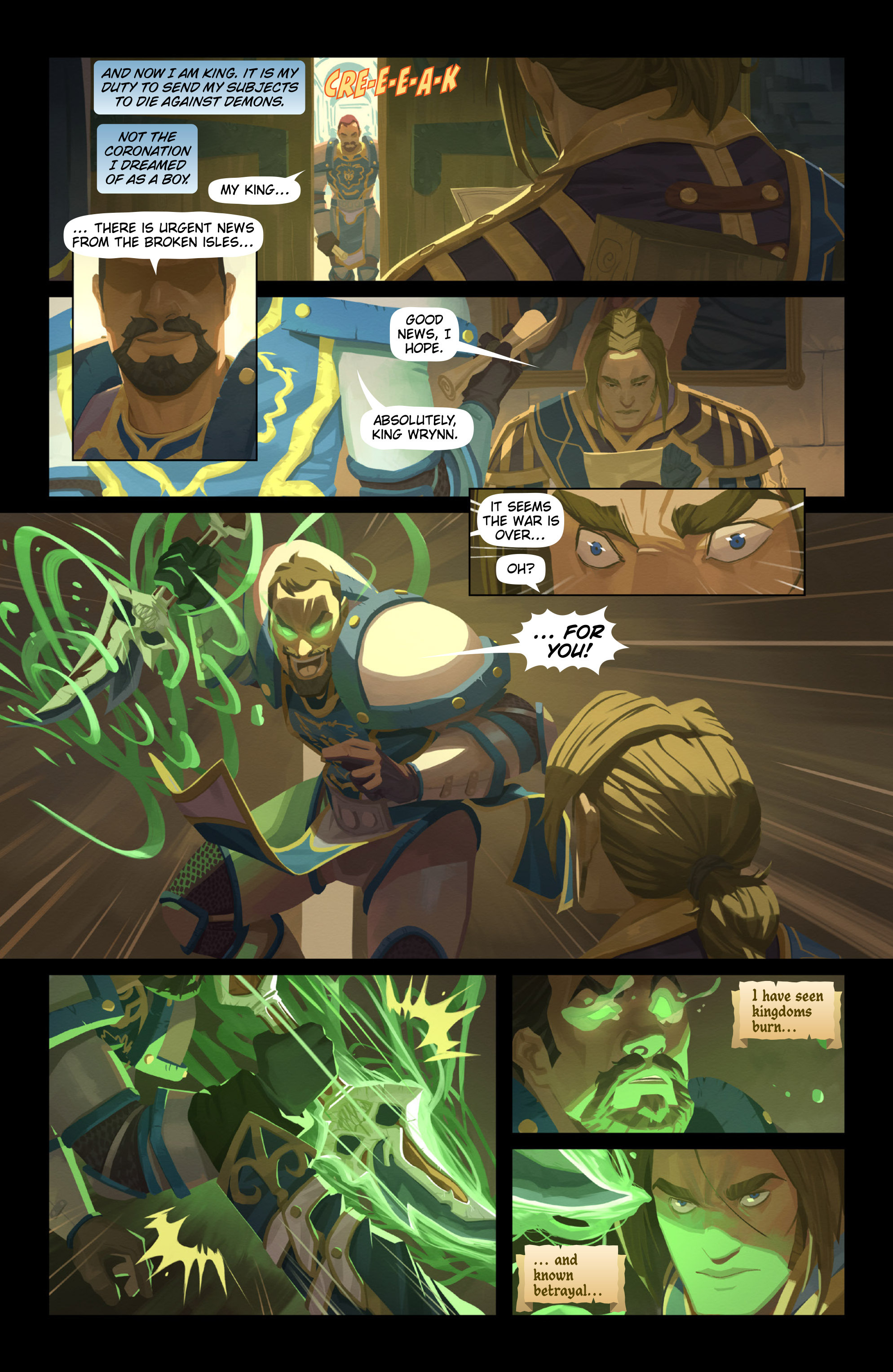 Read online World of Warcraft: Legion comic -  Issue #4 - 4