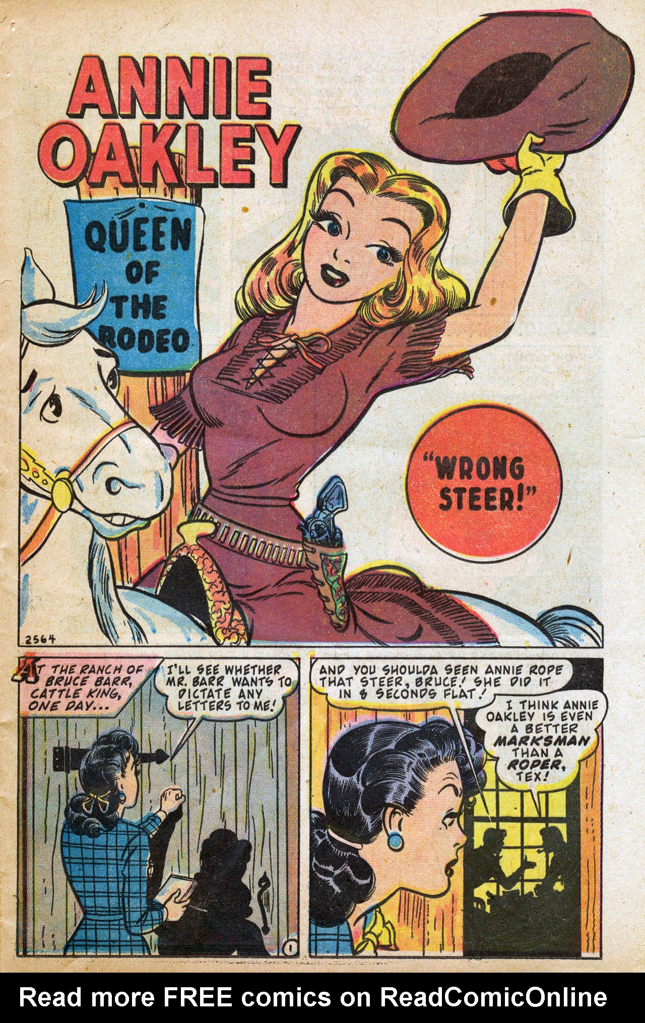 Read online Annie Oakley comic -  Issue #1 - 25
