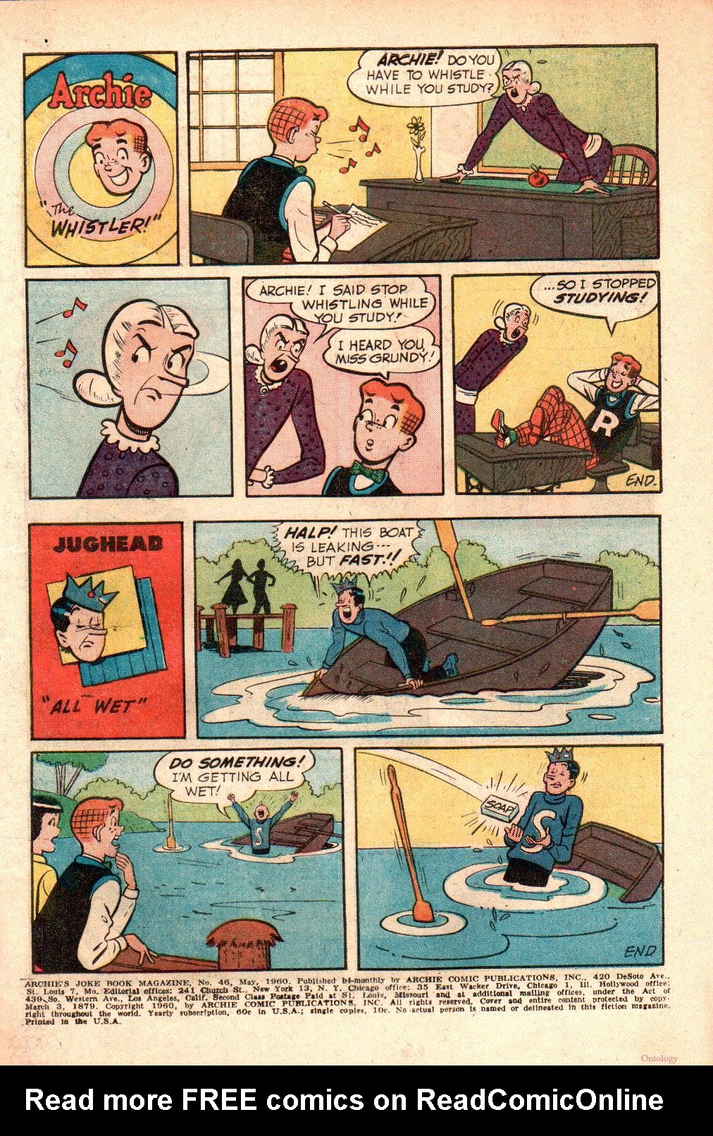 Read online Archie's Joke Book Magazine comic -  Issue #46 - 3