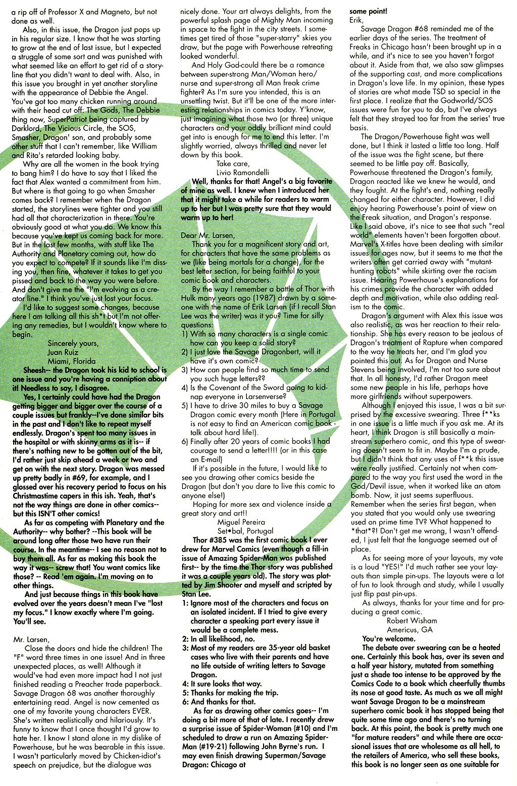 Read online The Savage Dragon (1993) comic -  Issue #70 - 26