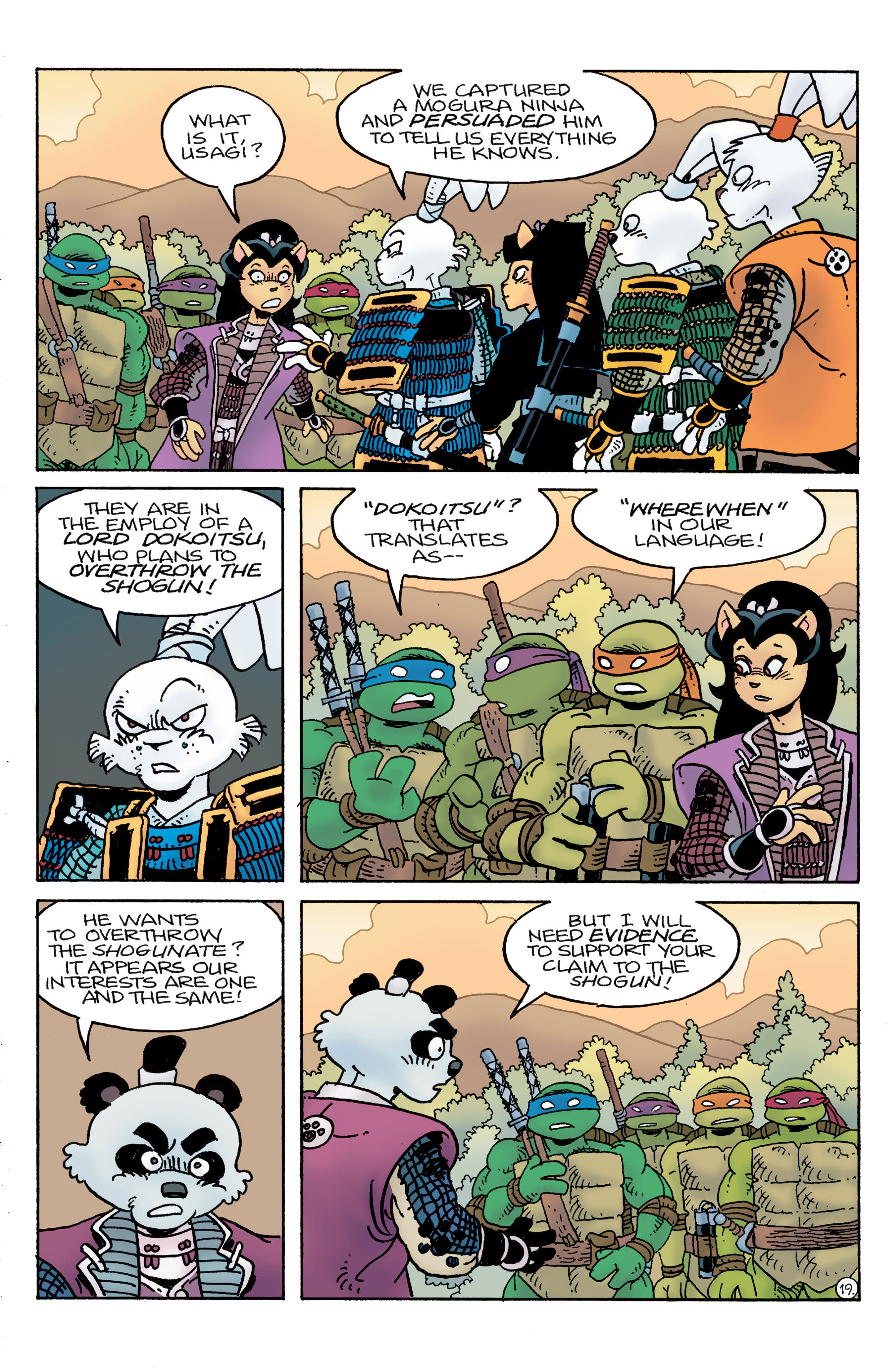 Read online Teenage Mutant Ninja Turtles/Usagi Yojimbo: WhereWhen comic -  Issue #3 - 21