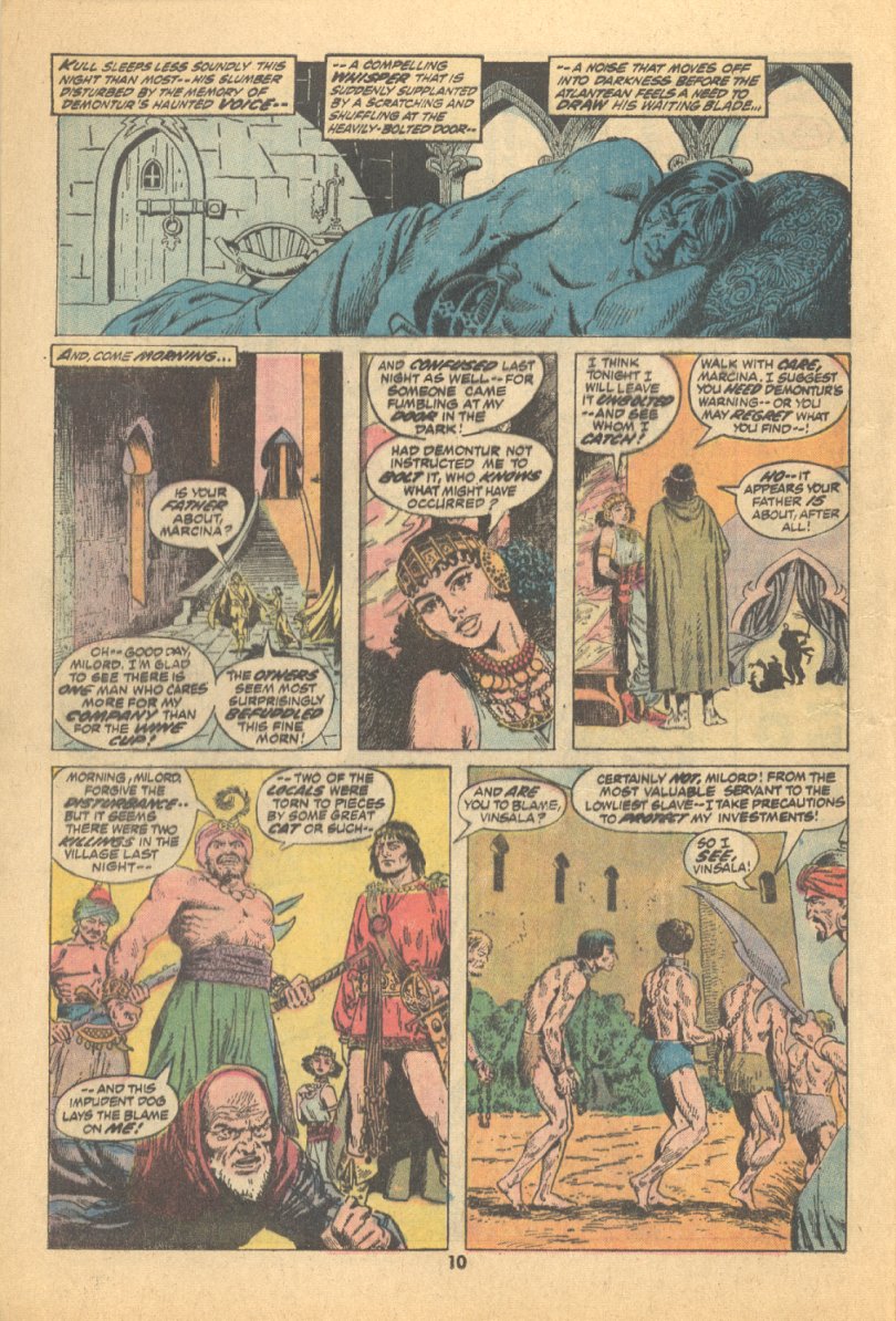 Read online Kull, the Conqueror (1971) comic -  Issue #8 - 8