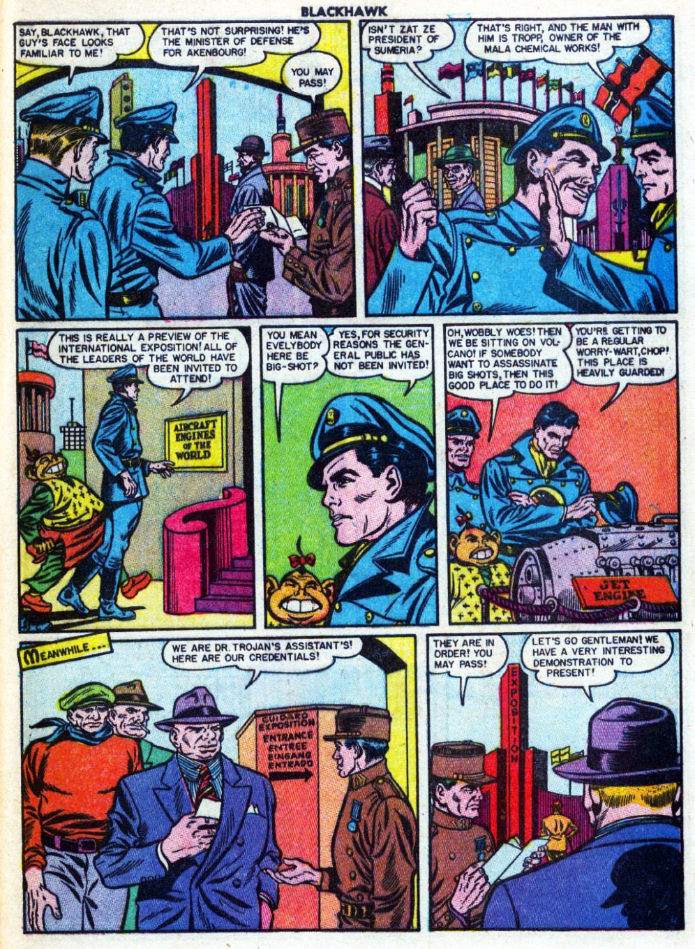 Read online Blackhawk (1957) comic -  Issue #41 - 45