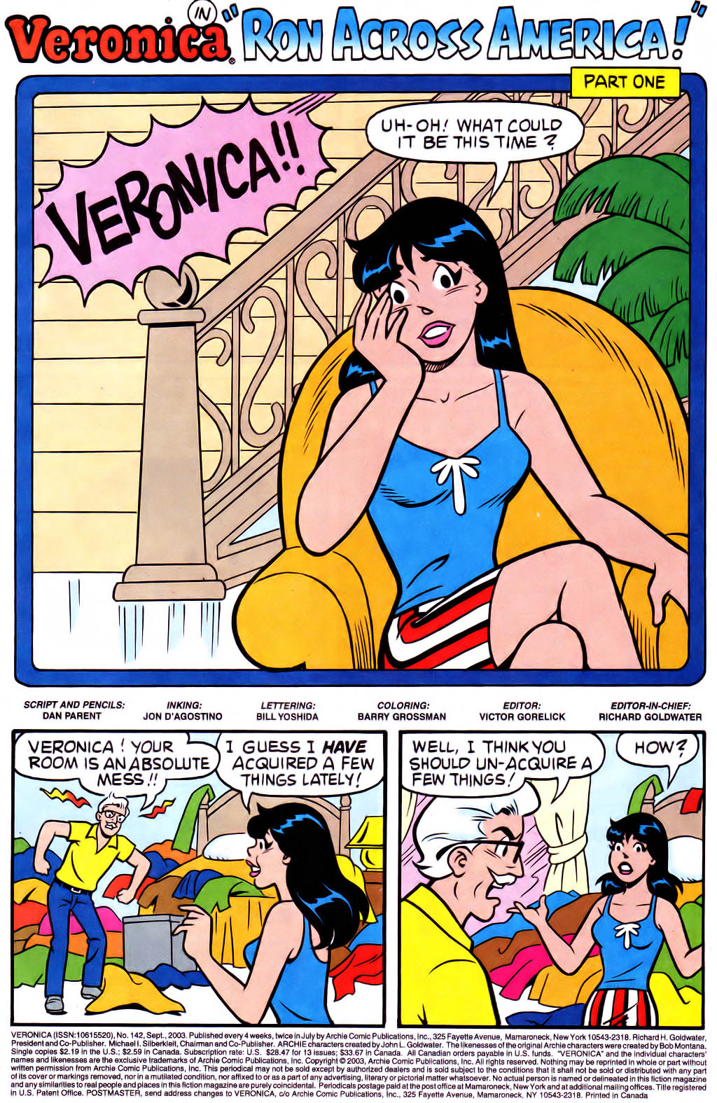 Read online Veronica comic -  Issue #142 - 2
