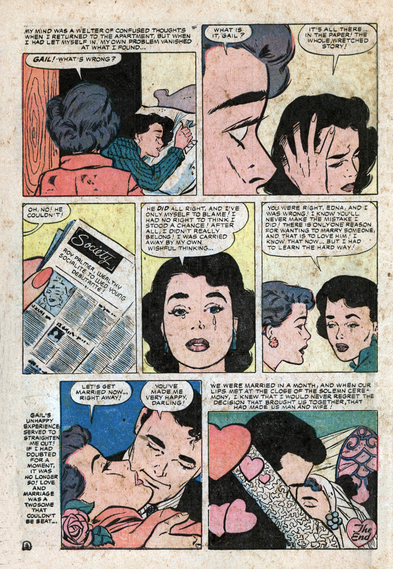 Read online Love Romances comic -  Issue #62 - 32