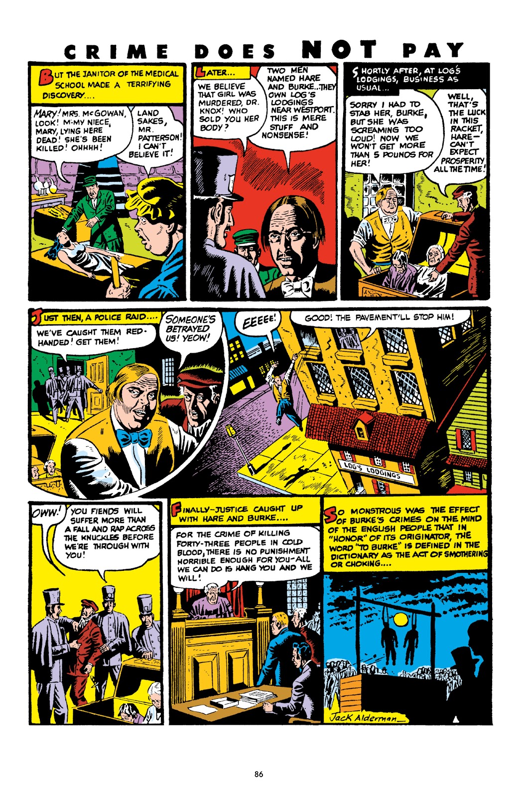 Read online Crime Does Not Pay Archives comic -  Issue # TPB 6 (Part 1) - 88
