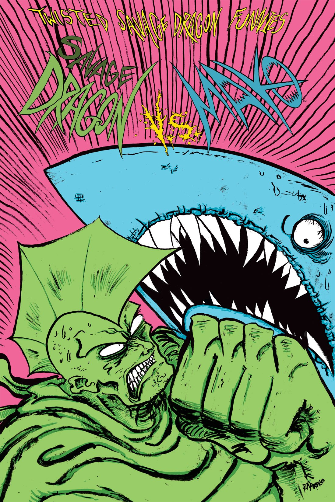 Read online Twisted Savage Dragon Funnies comic -  Issue # TPB - 98
