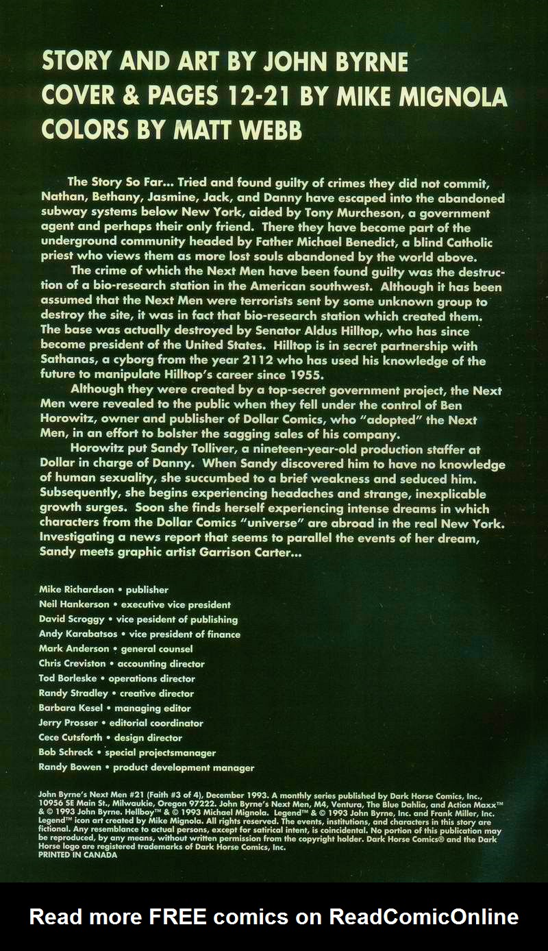 Read online John Byrne's Next Men (1992) comic -  Issue #21 - 2