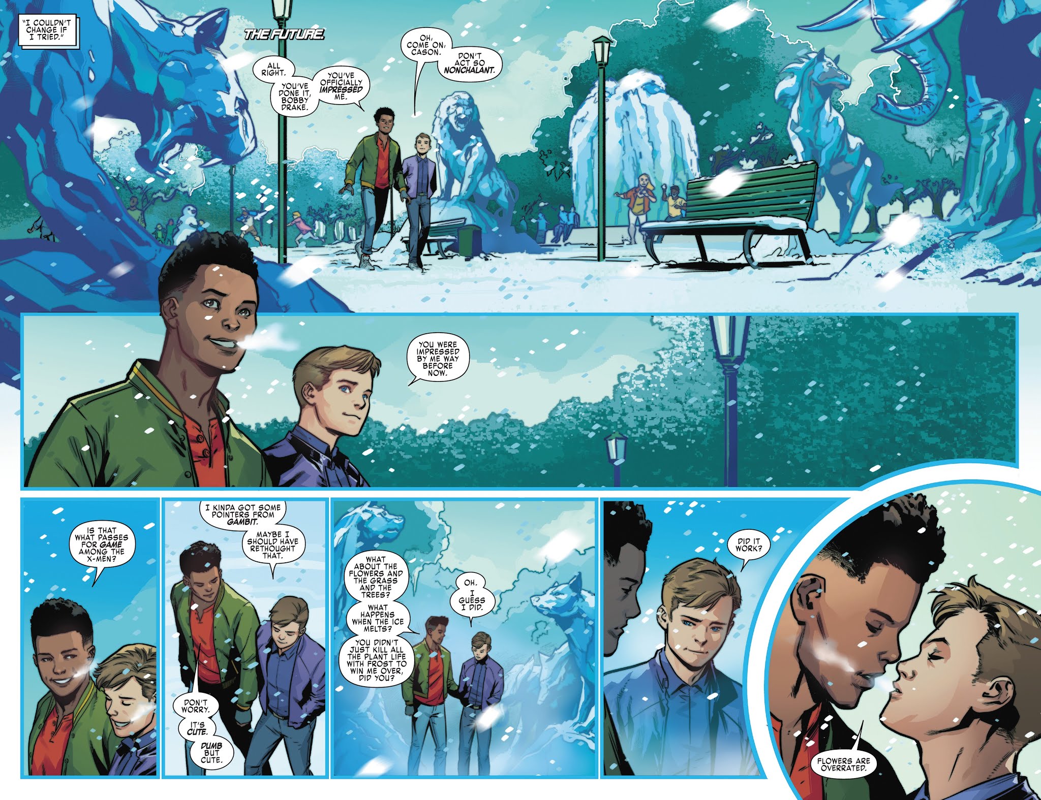 Read online X-Men: Blue comic -  Issue #35 - 12