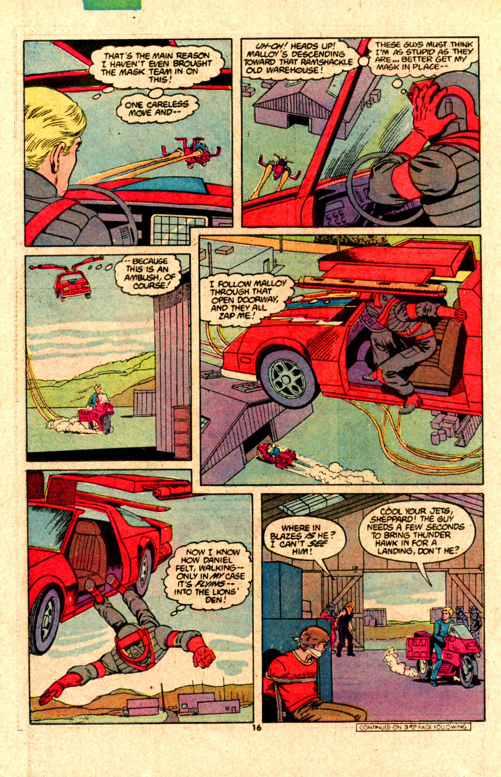 Read online MASK (1987) comic -  Issue #4 - 22
