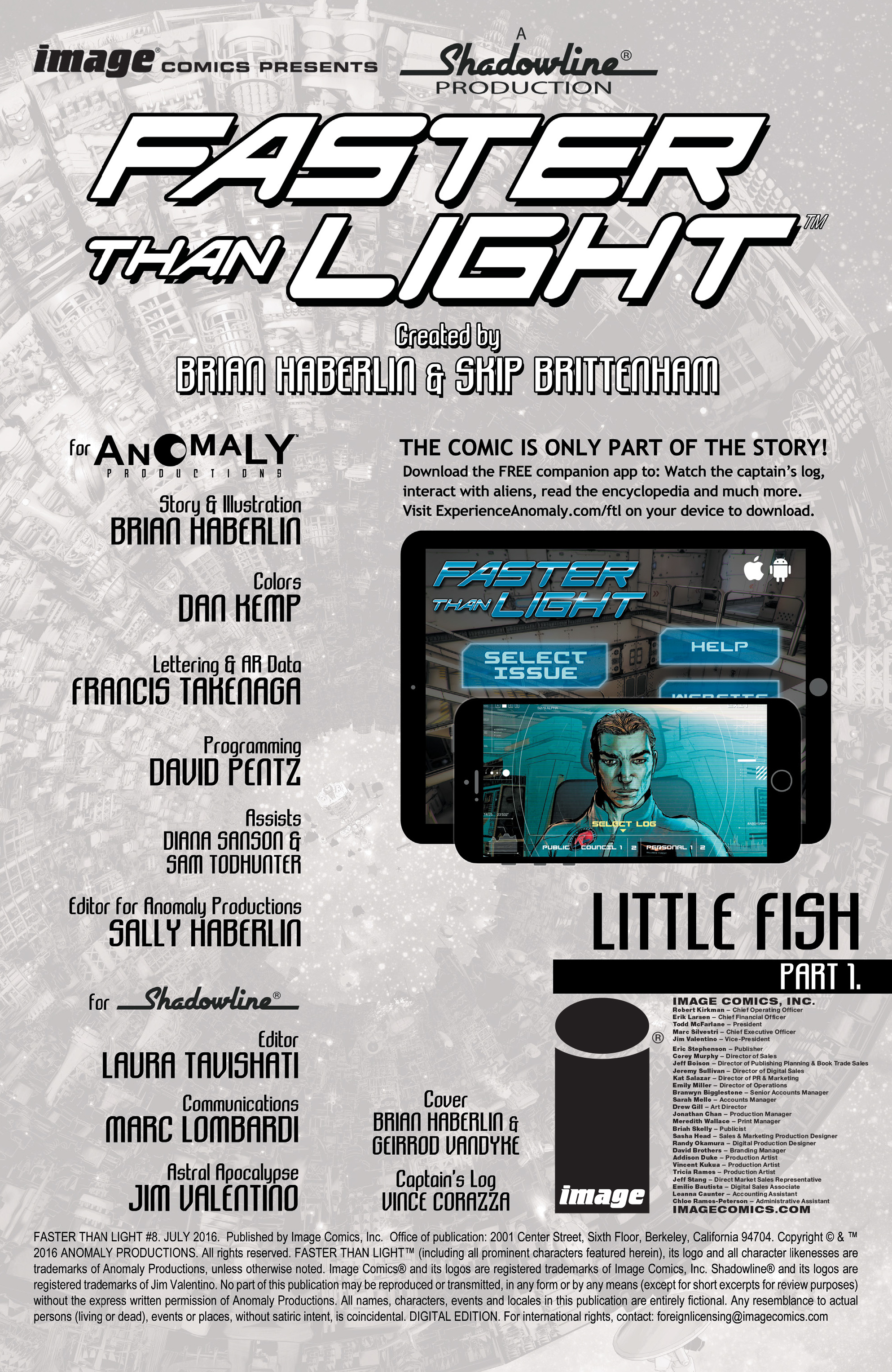 Read online Faster than Light comic -  Issue #8 - 2