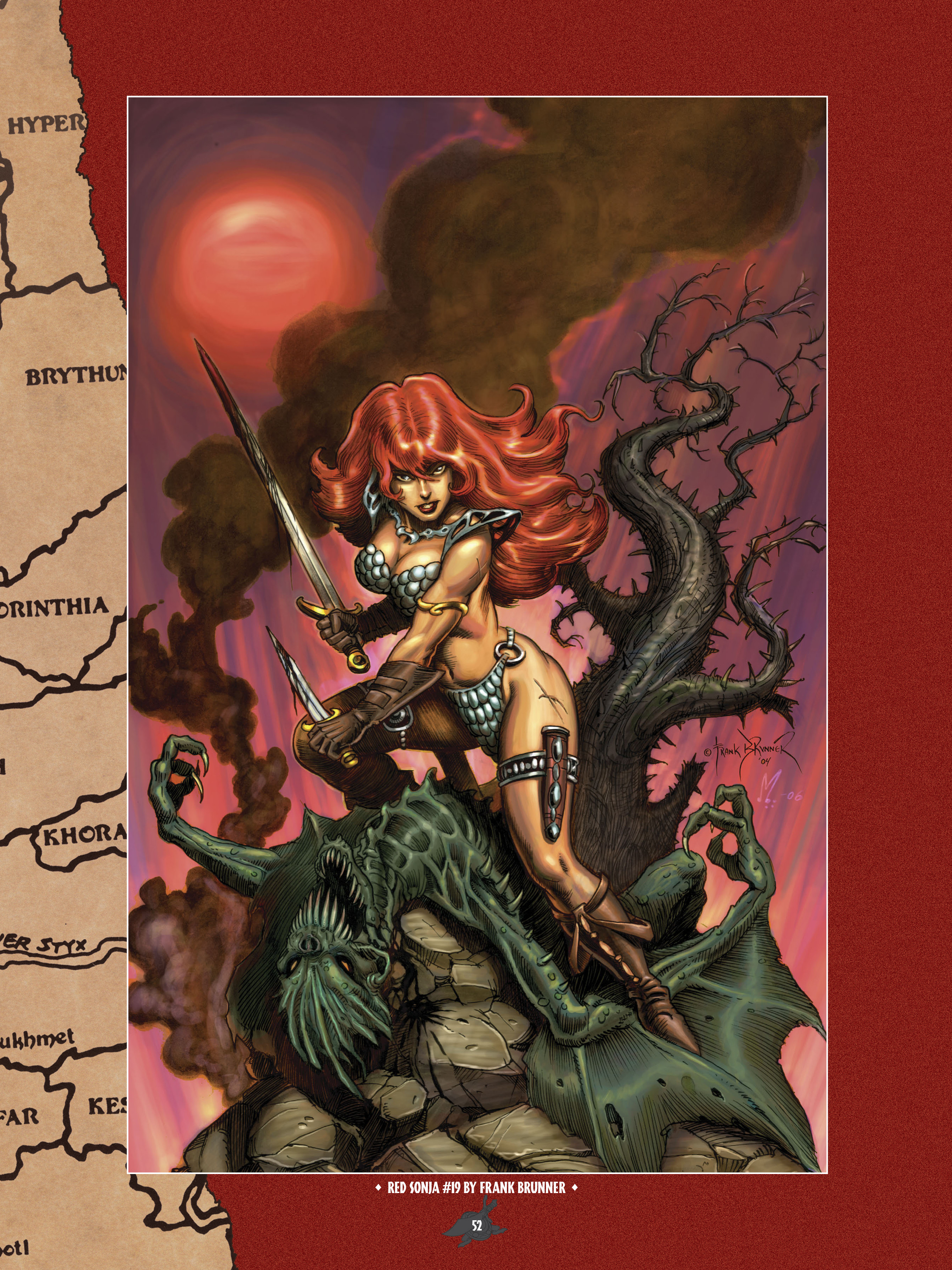 Read online The Art of Red Sonja comic -  Issue # TPB 1 (Part 1) - 51