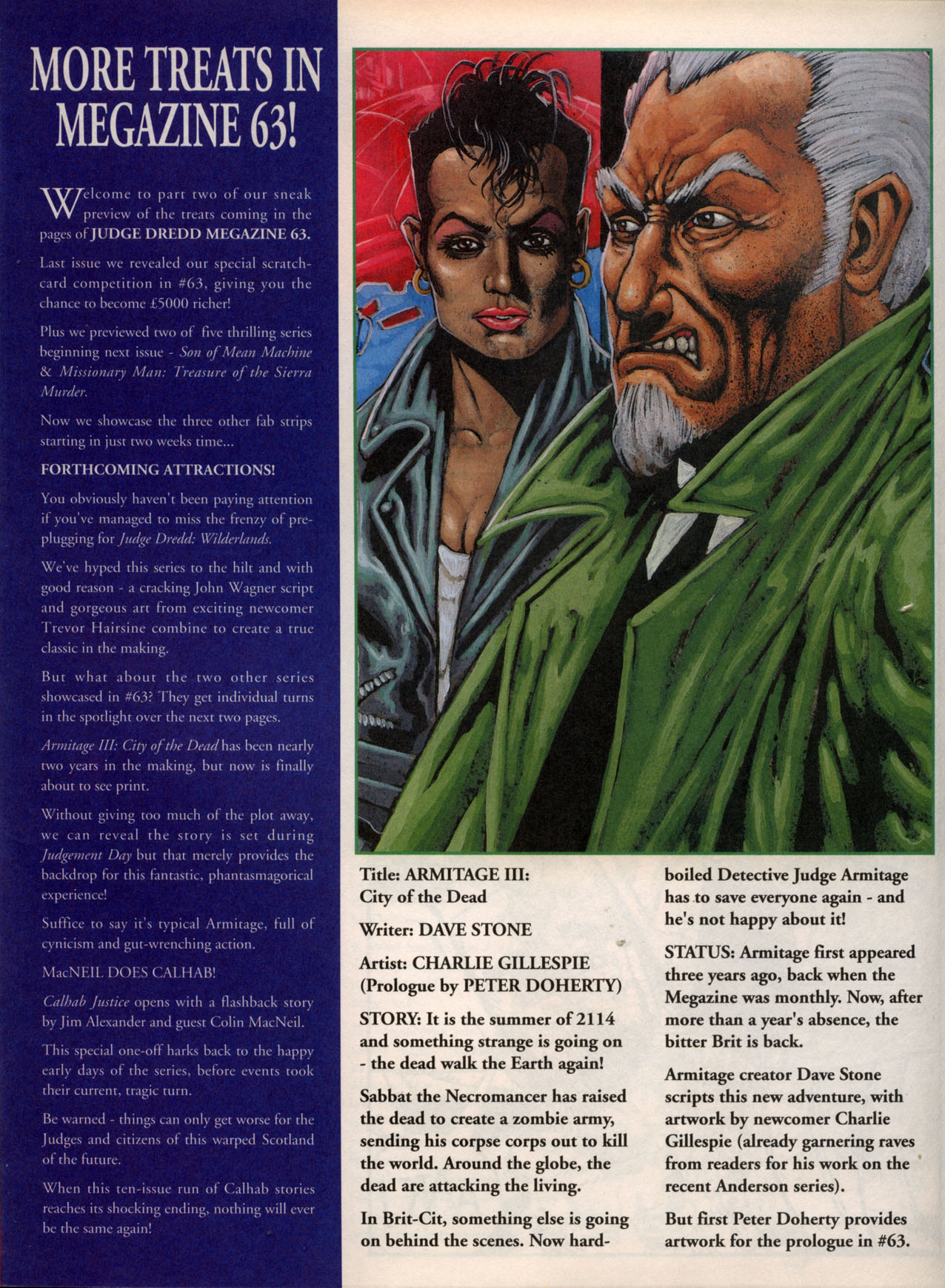 Read online Judge Dredd: The Megazine (vol. 2) comic -  Issue #62 - 21