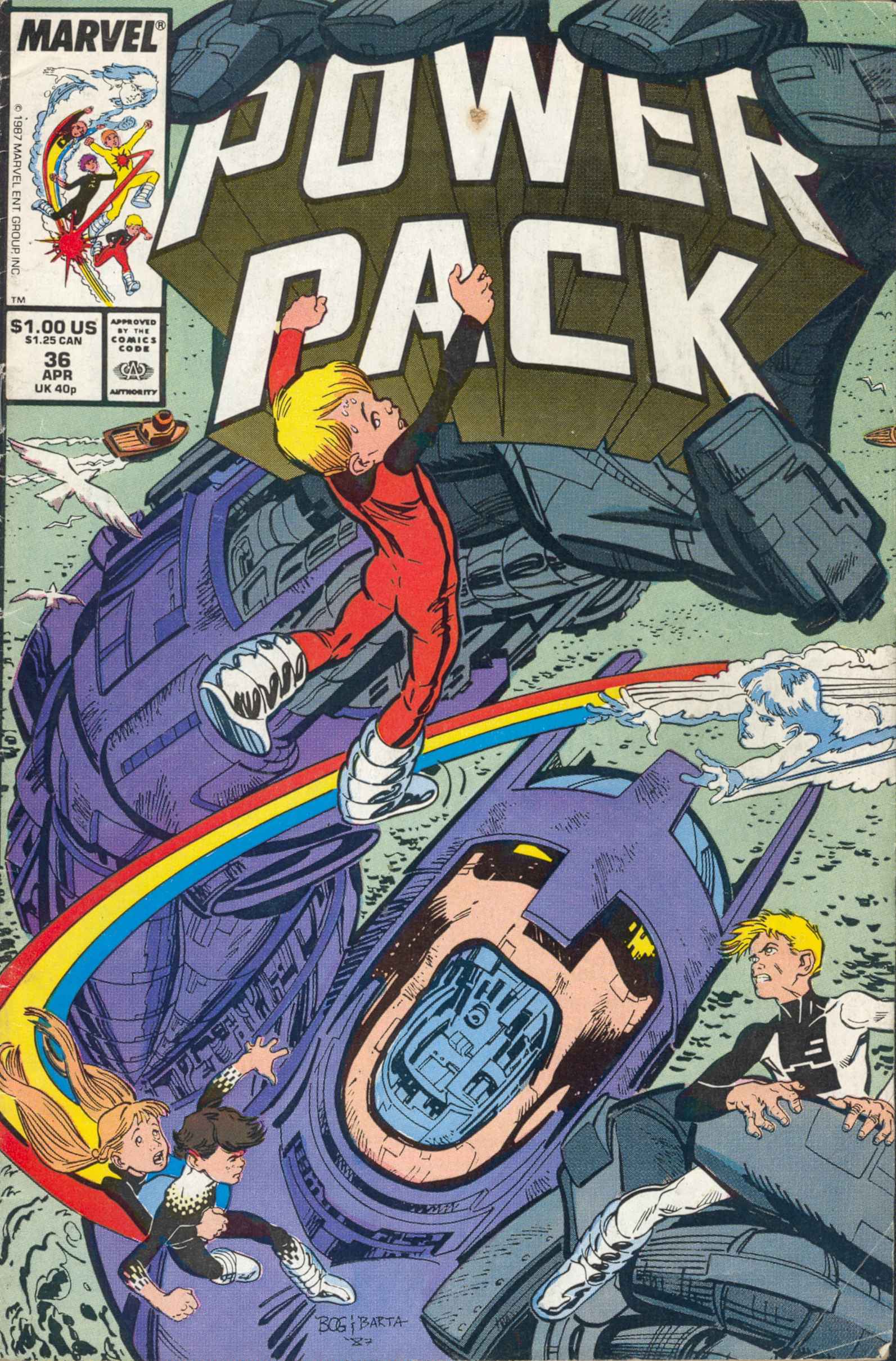 Read online Power Pack (1984) comic Issue 36