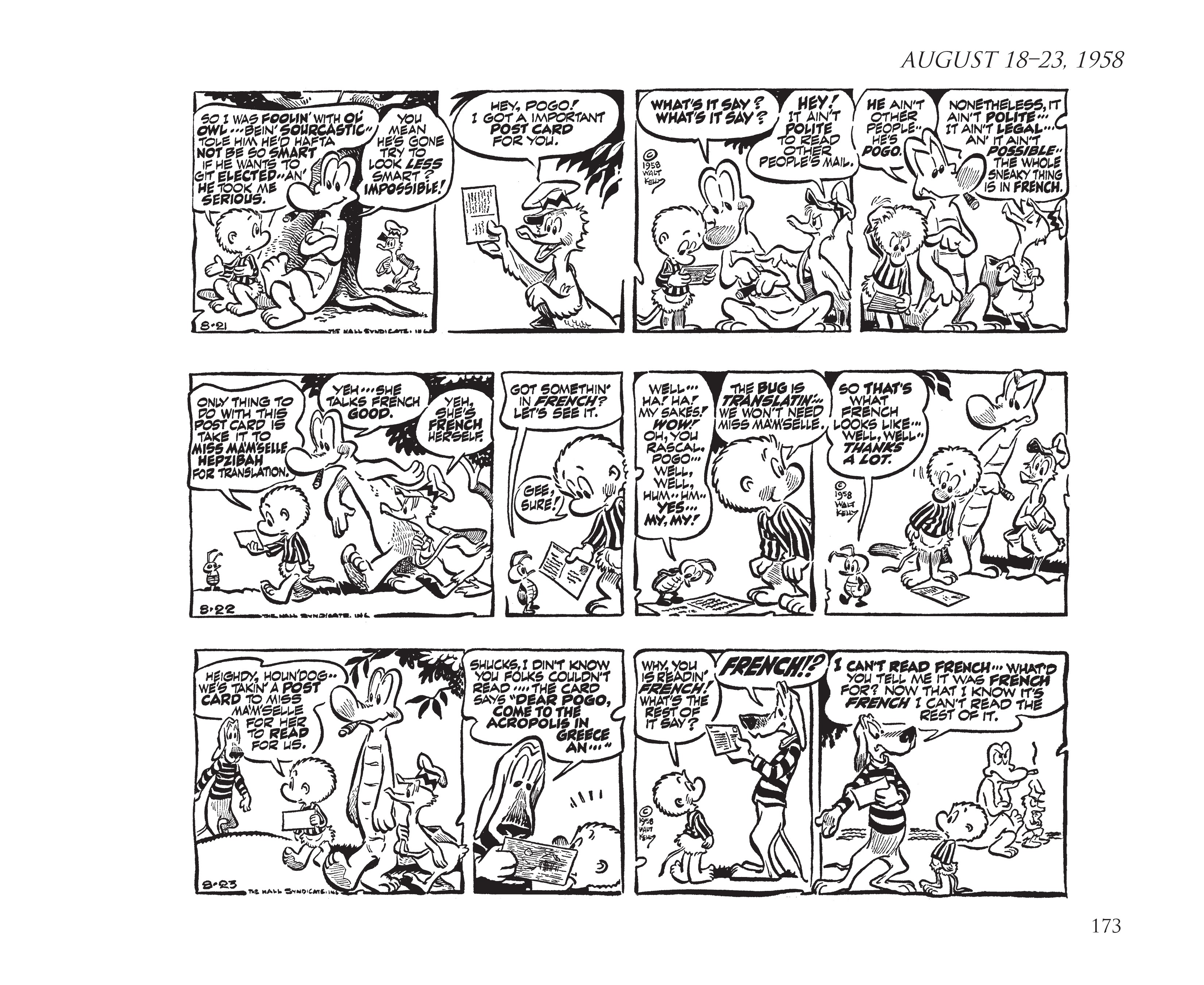 Read online Pogo by Walt Kelly: The Complete Syndicated Comic Strips comic -  Issue # TPB 5 (Part 2) - 82