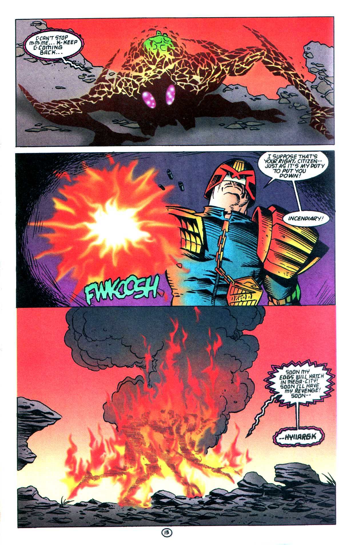 Read online Judge Dredd: Legends of the Law comic -  Issue #7 - 17