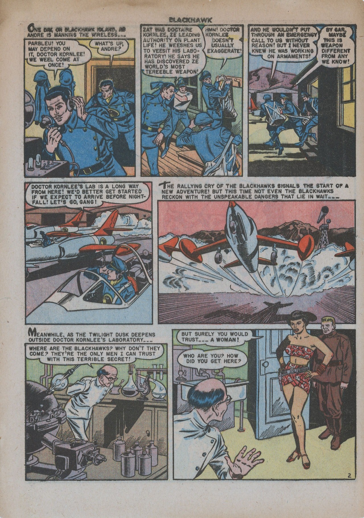 Read online Blackhawk (1957) comic -  Issue #39 - 4