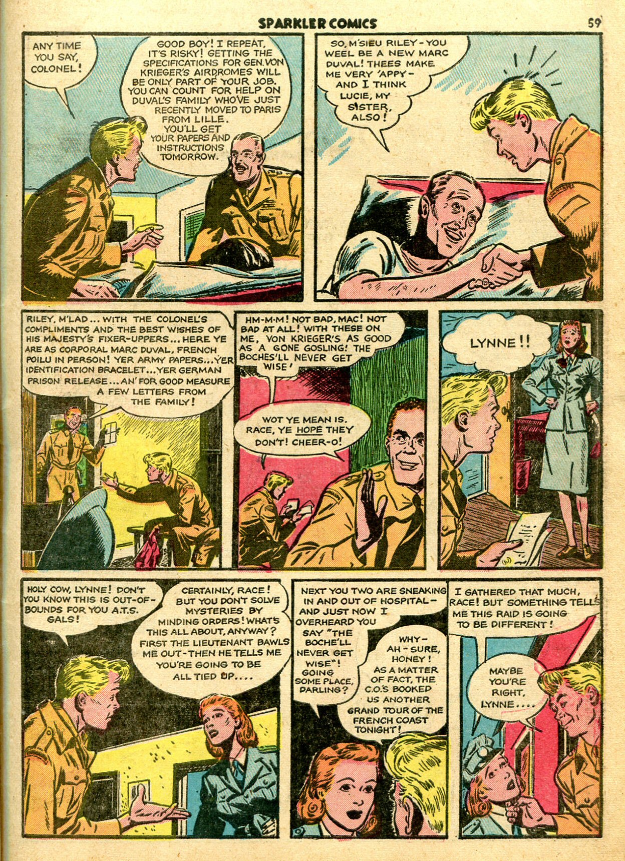 Read online Sparkler Comics comic -  Issue #20 - 61