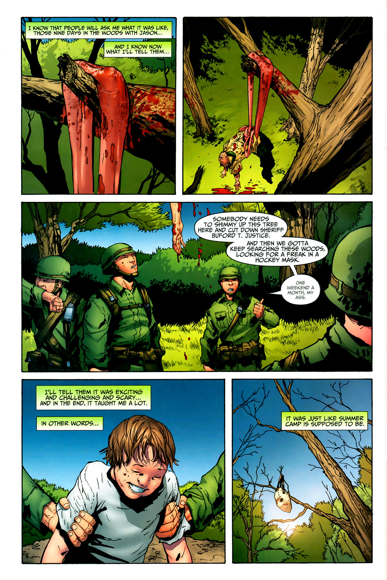 Read online Friday the 13th:  How I Spent My Summer Vacation comic -  Issue #2 - 21