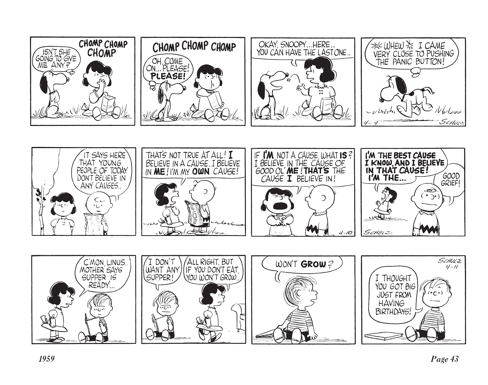 Read online The Complete Peanuts comic -  Issue # TPB 5 - 59