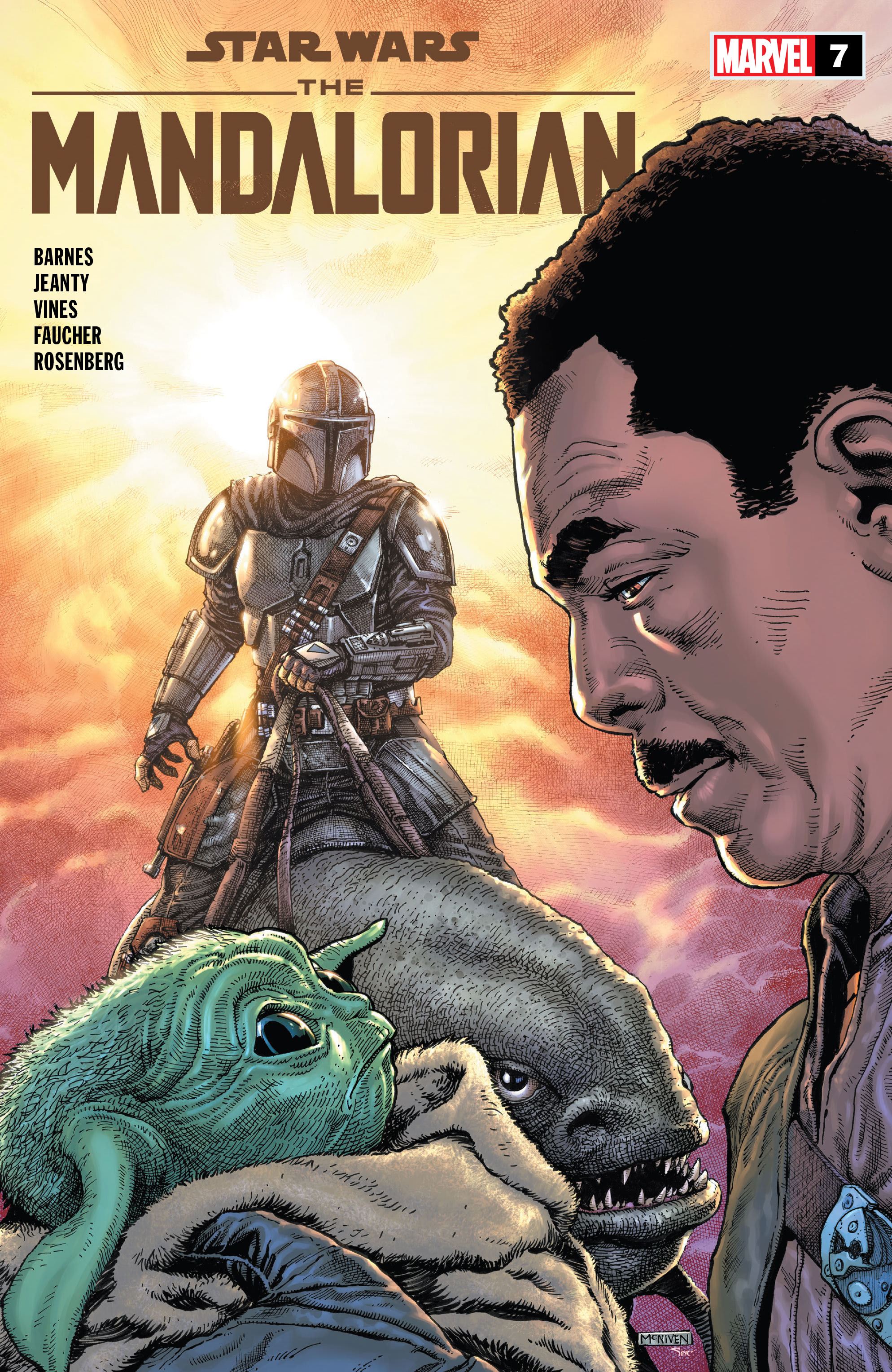 Read online Star Wars: The Mandalorian comic -  Issue #7 - 1