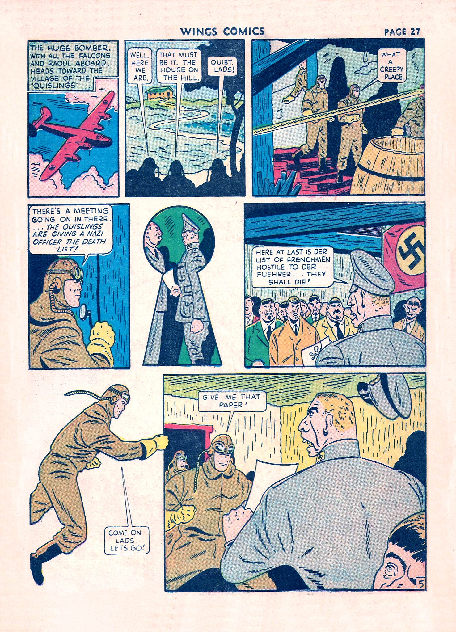 Read online Wings Comics comic -  Issue #17 - 29