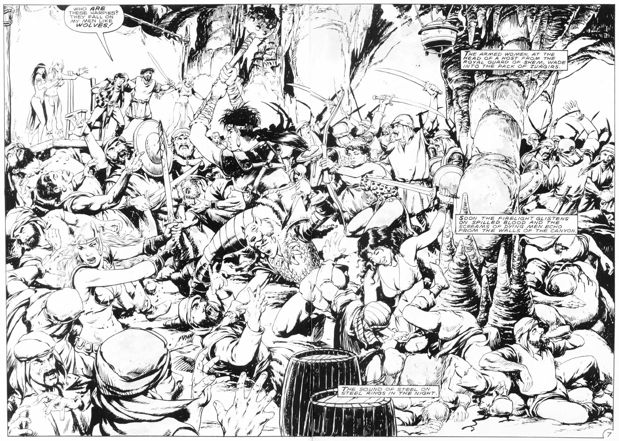Read online The Savage Sword Of Conan comic -  Issue #154 - 10
