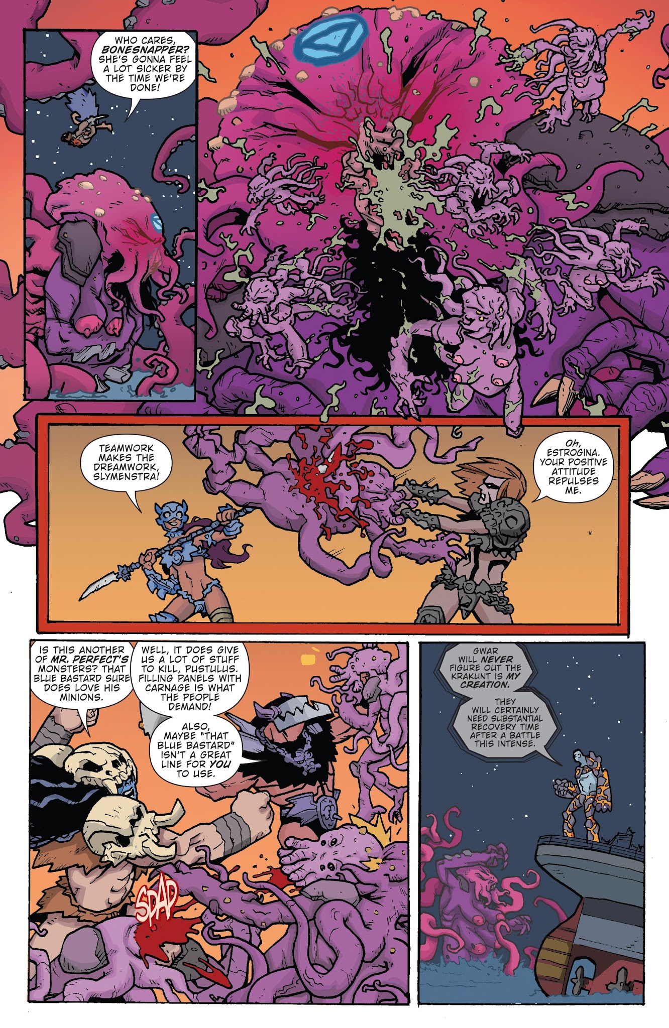 Read online Gwar: Orgasmageddon comic -  Issue #3 - 7