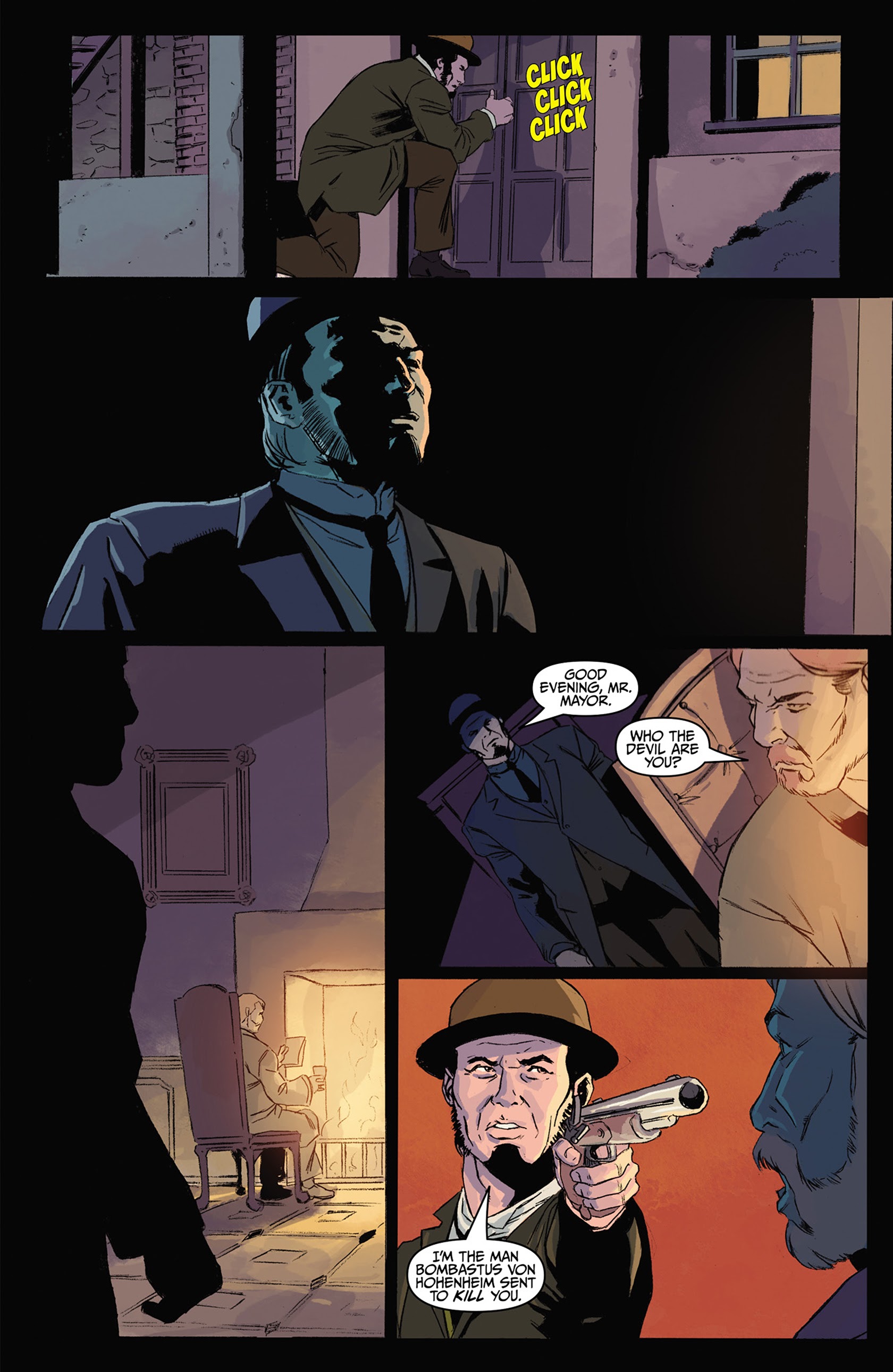 Read online Sherlock Holmes: Moriarty Lives comic -  Issue #4 - 21