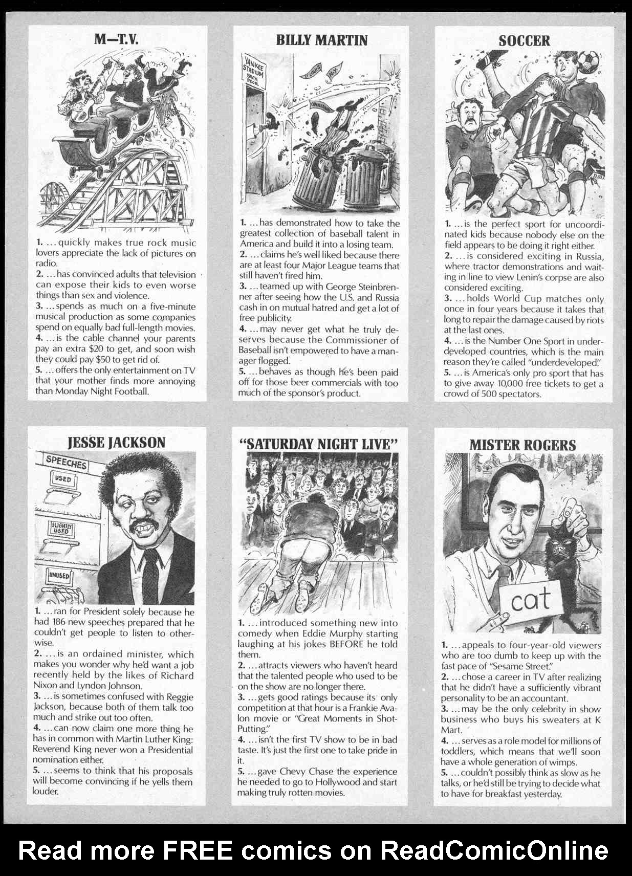 Read online MAD comic -  Issue #250 - 18