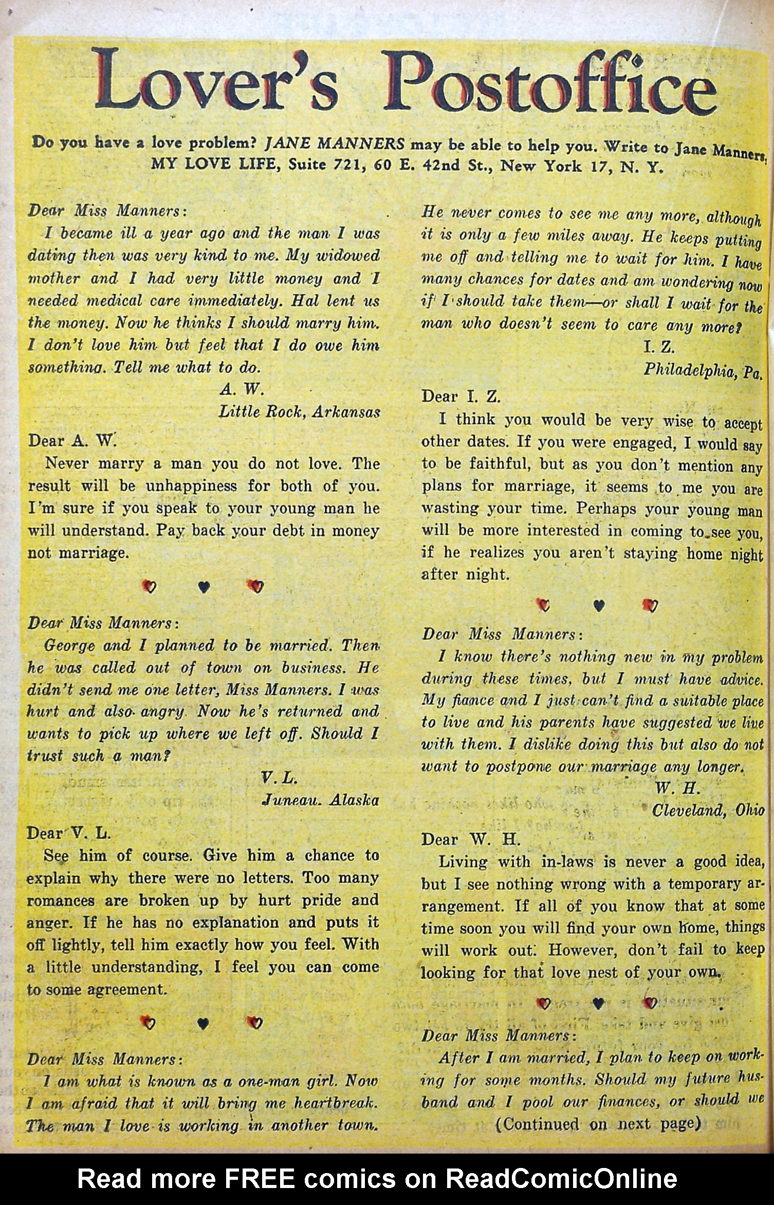 Read online My Love Life comic -  Issue #7 - 21